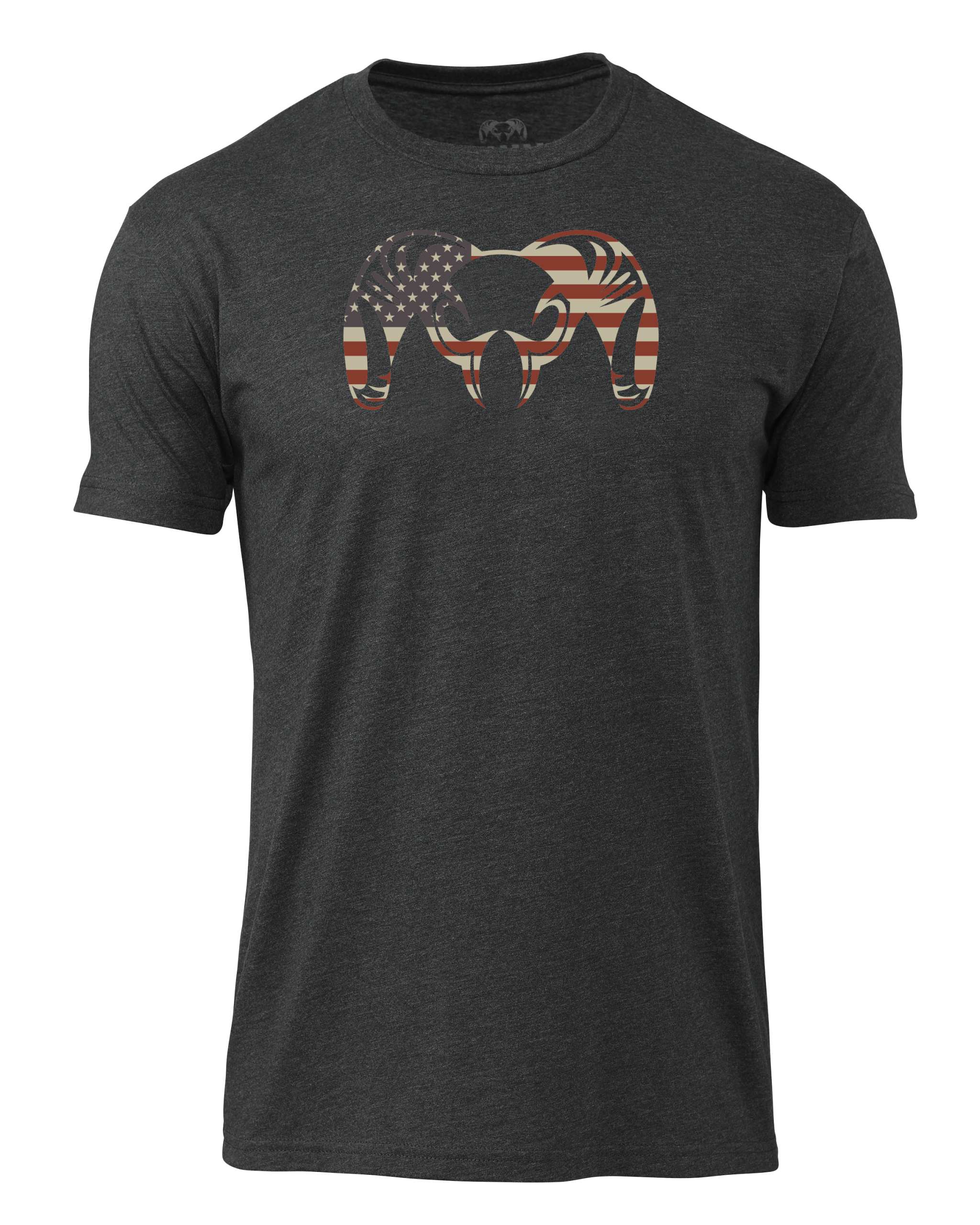 KUIU Solid Patriotic Ram T-Shirt | Charcoal