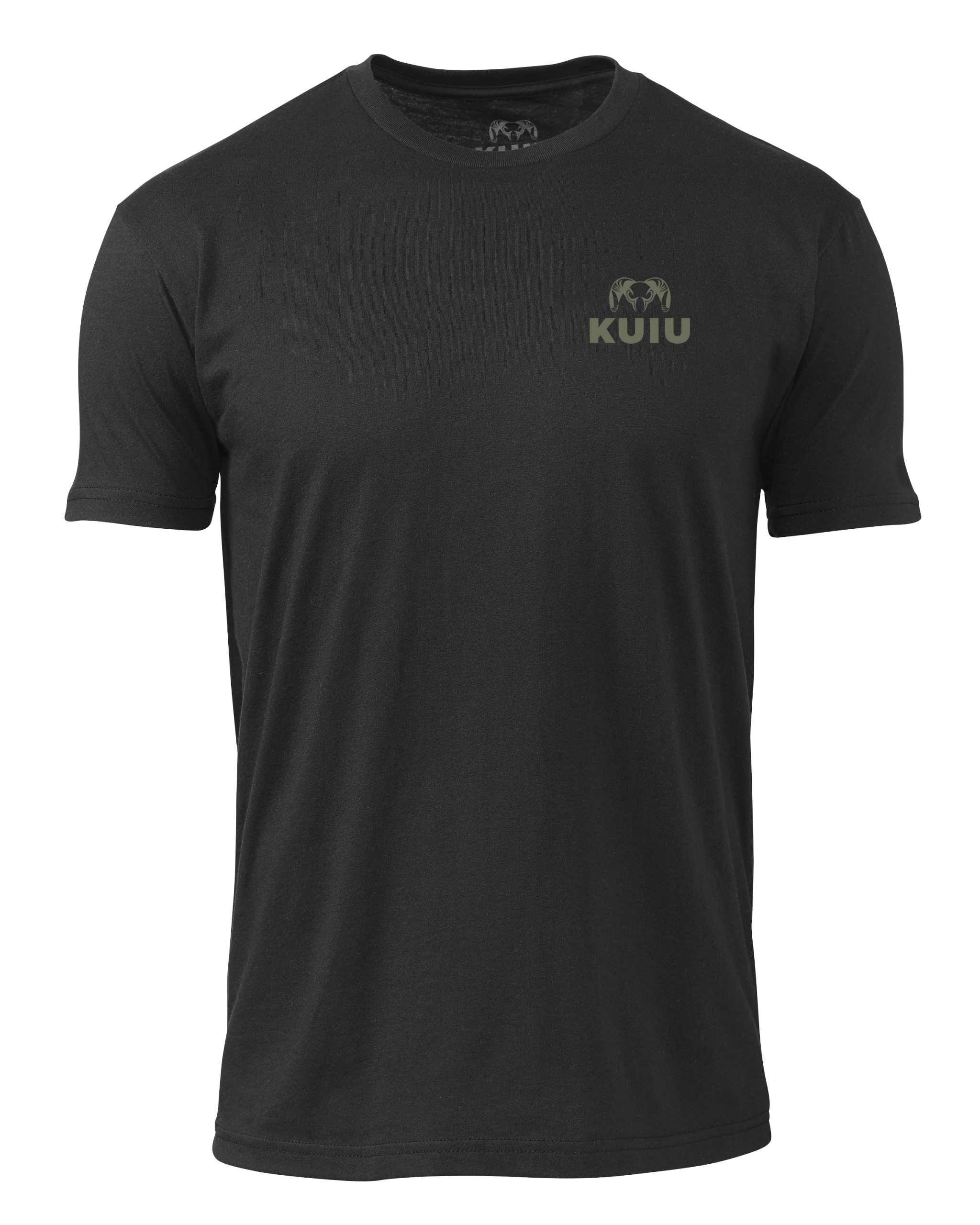 KUIU Solid Flag Fade T-Shirt | Black - 图片 2