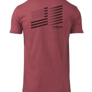 KUIU Solid Flag Fade T-Shirt | Cardinal