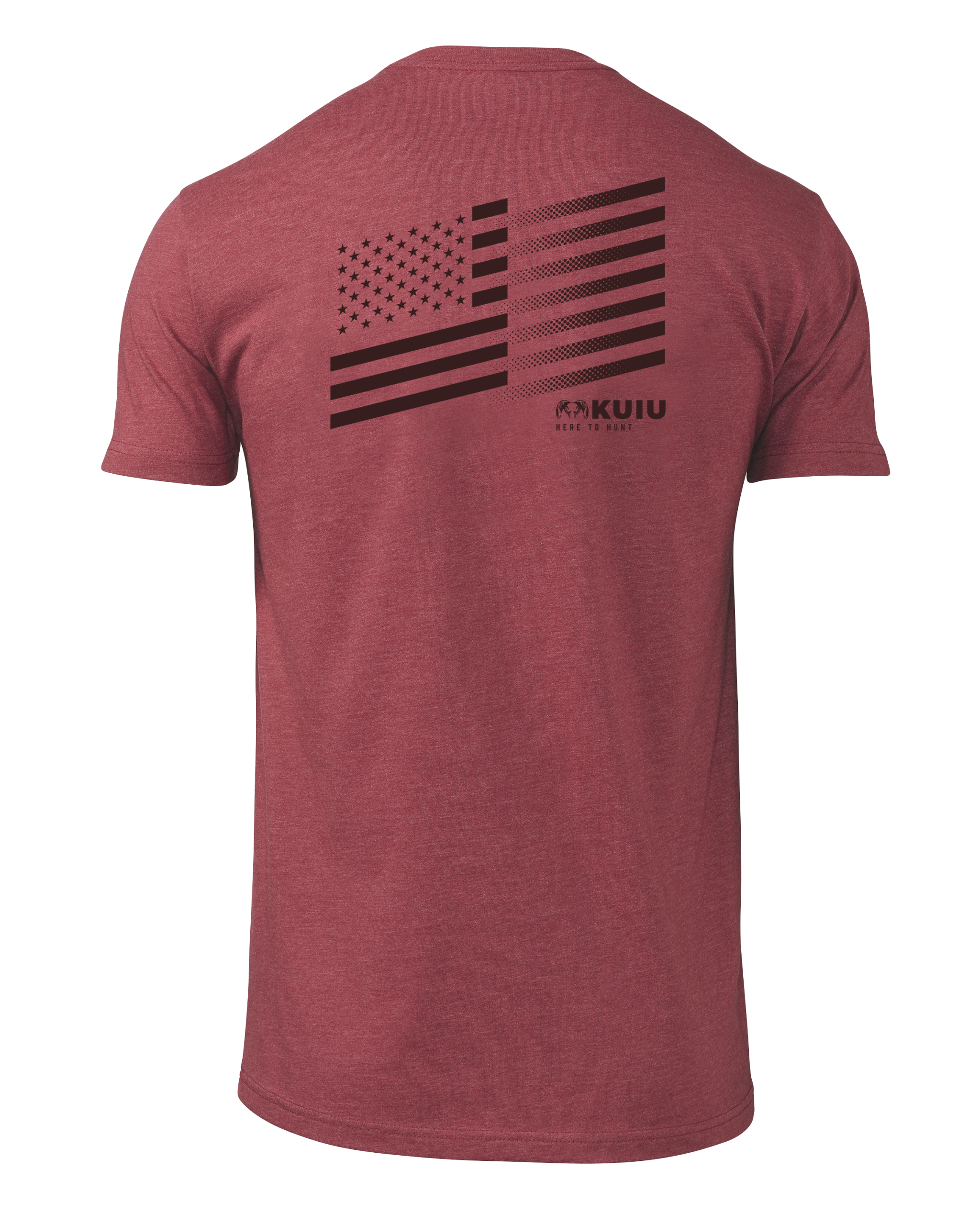 KUIU Solid Flag Fade T-Shirt | Cardinal