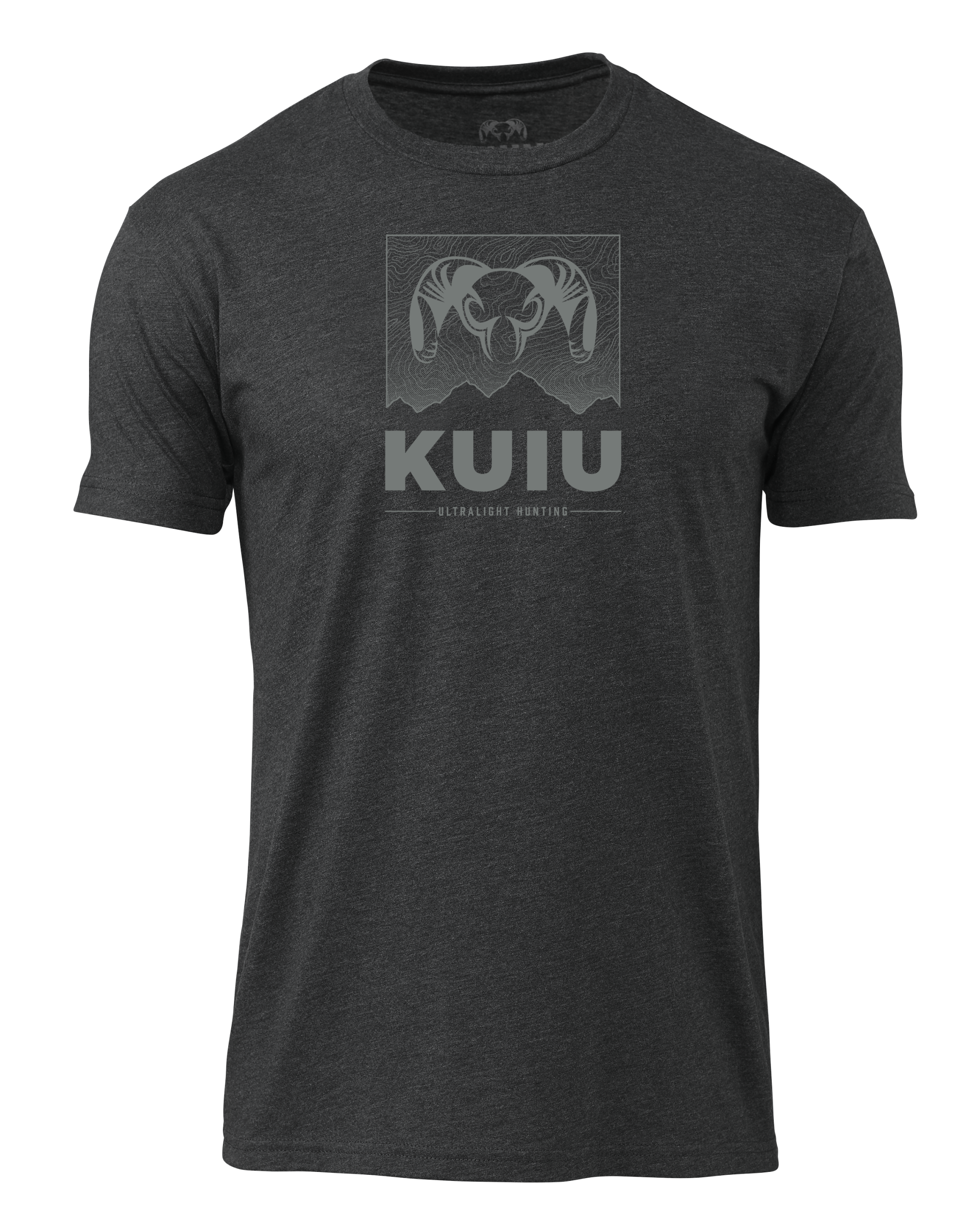 KUIU Topo Mountain T-Shirt | Charcoal