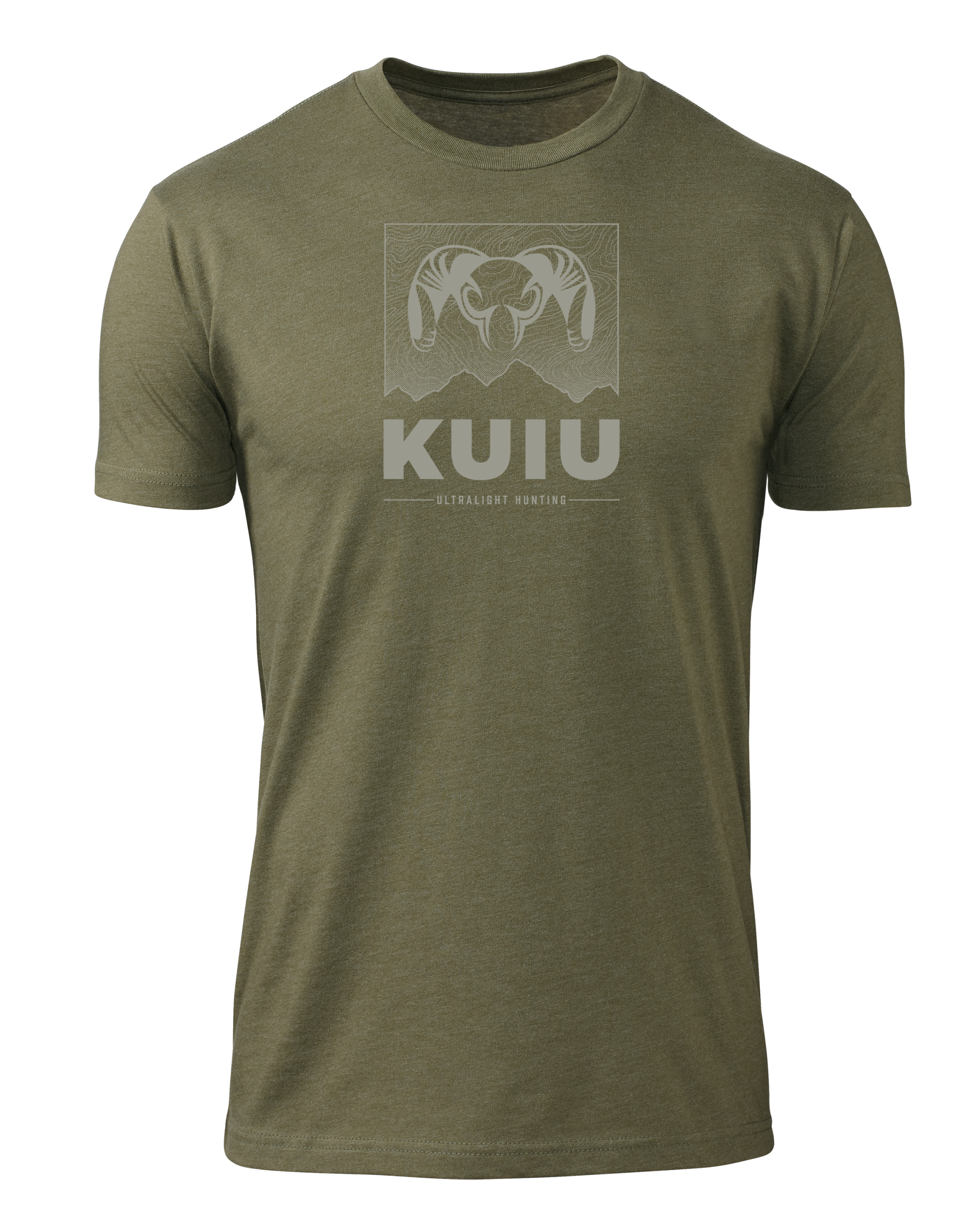 KUIU Topo Mountain T-Shirt | Military Green