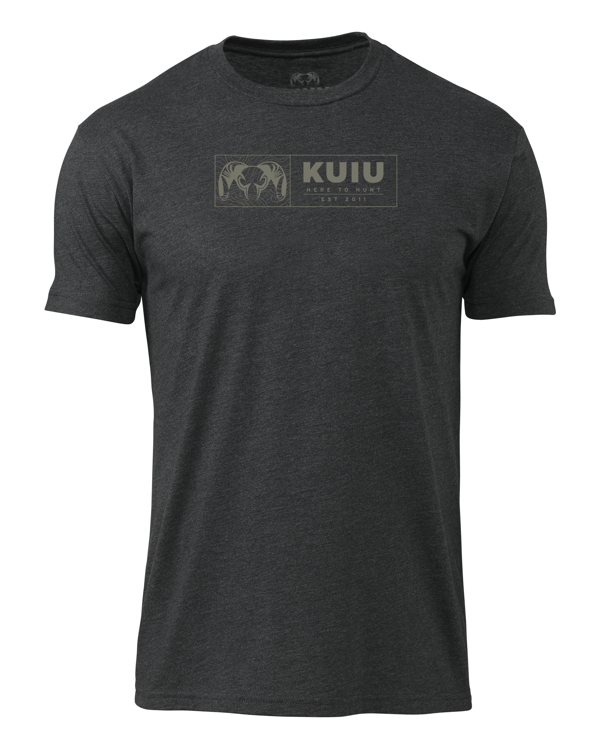 KUIU Topo Block T-Shirt | Charcoal