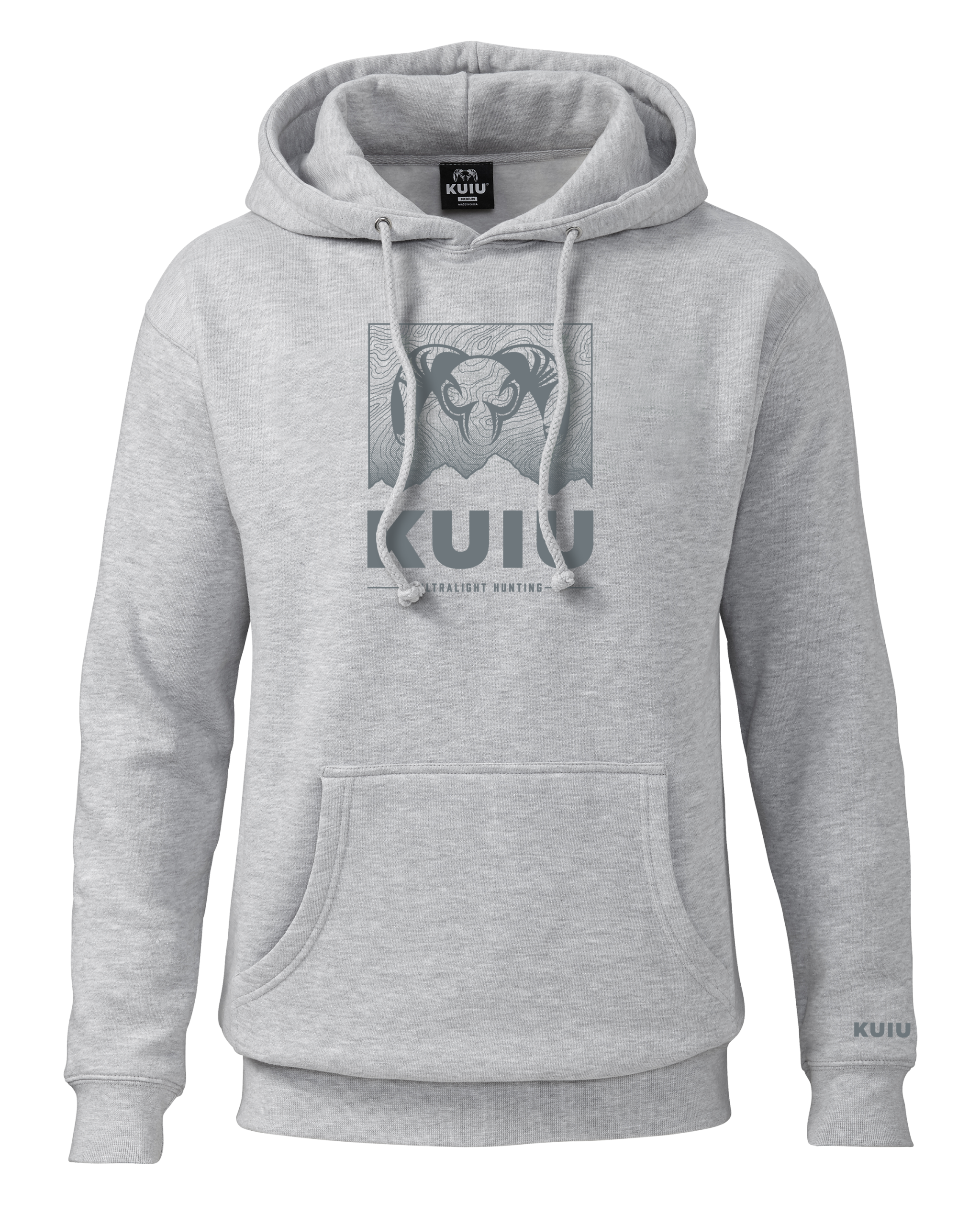 KUIU Topo Mountain Hoodie | Heather Grey