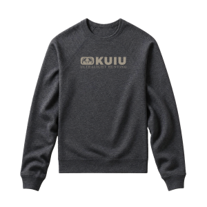 Toddler Block Logo Crewneck Sweatshirt | Dark Heather Grey