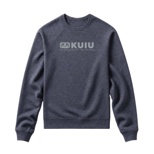 Toddler Block Logo Crewneck Sweatshirt | Heather Navy