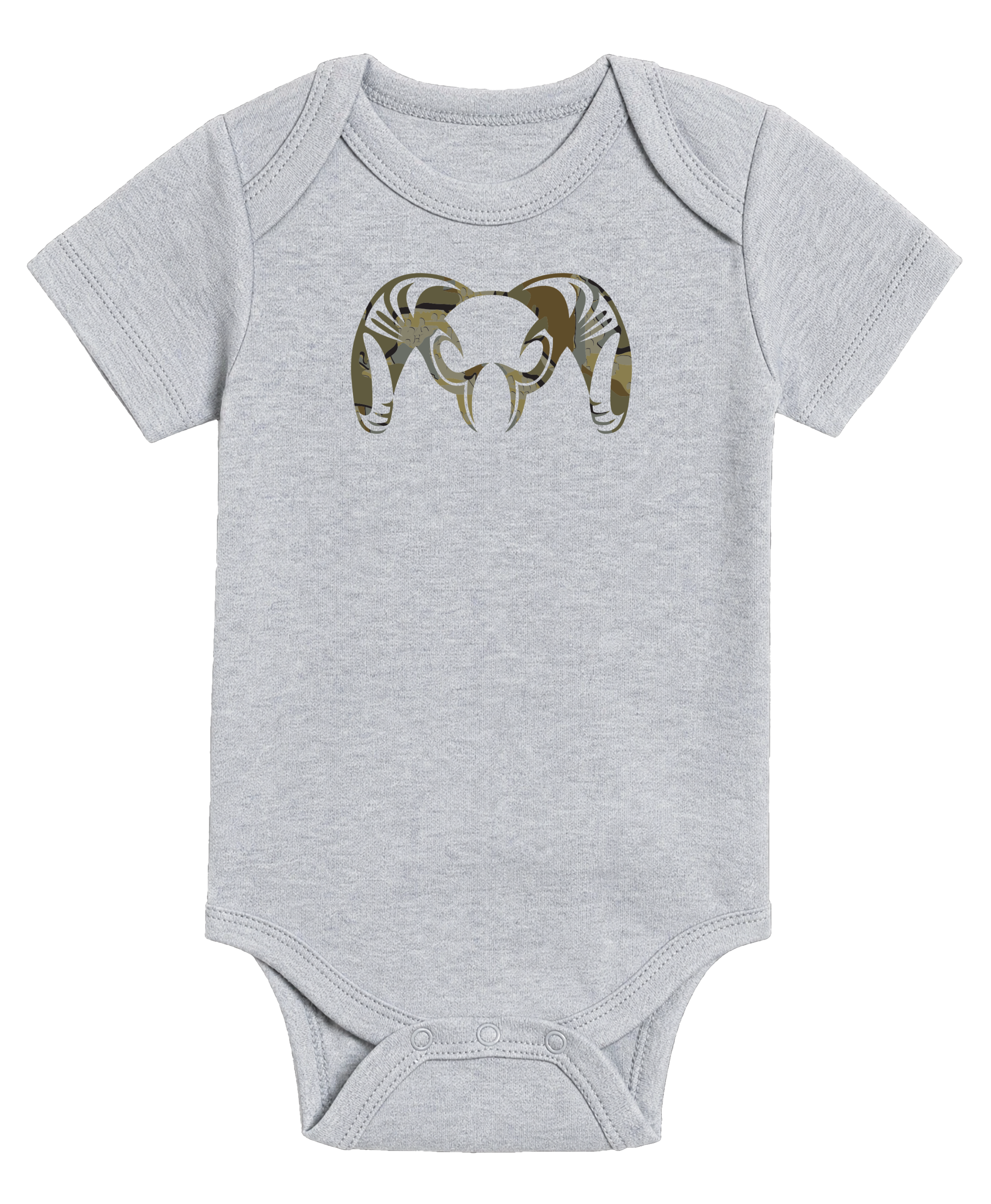 KUIU Valo Ram Baby One-Piece | Heather Grey