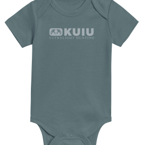 KUIU Block Logo Baby One-Piece | Harbor