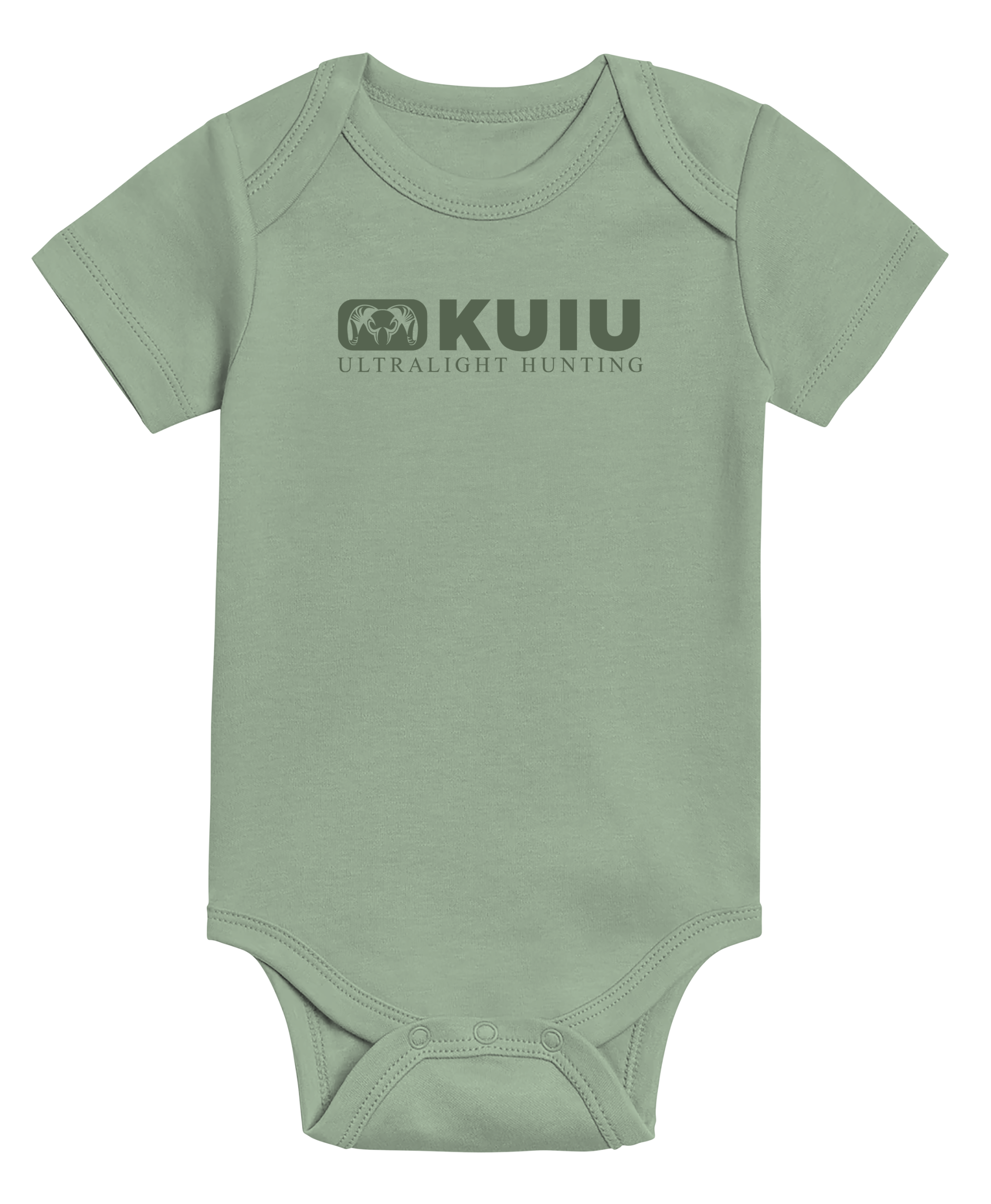KUIU Block Logo Baby One-Piece | Thyme