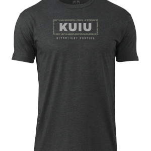 KUIU Box Logo T-Shirt | Charcoal
