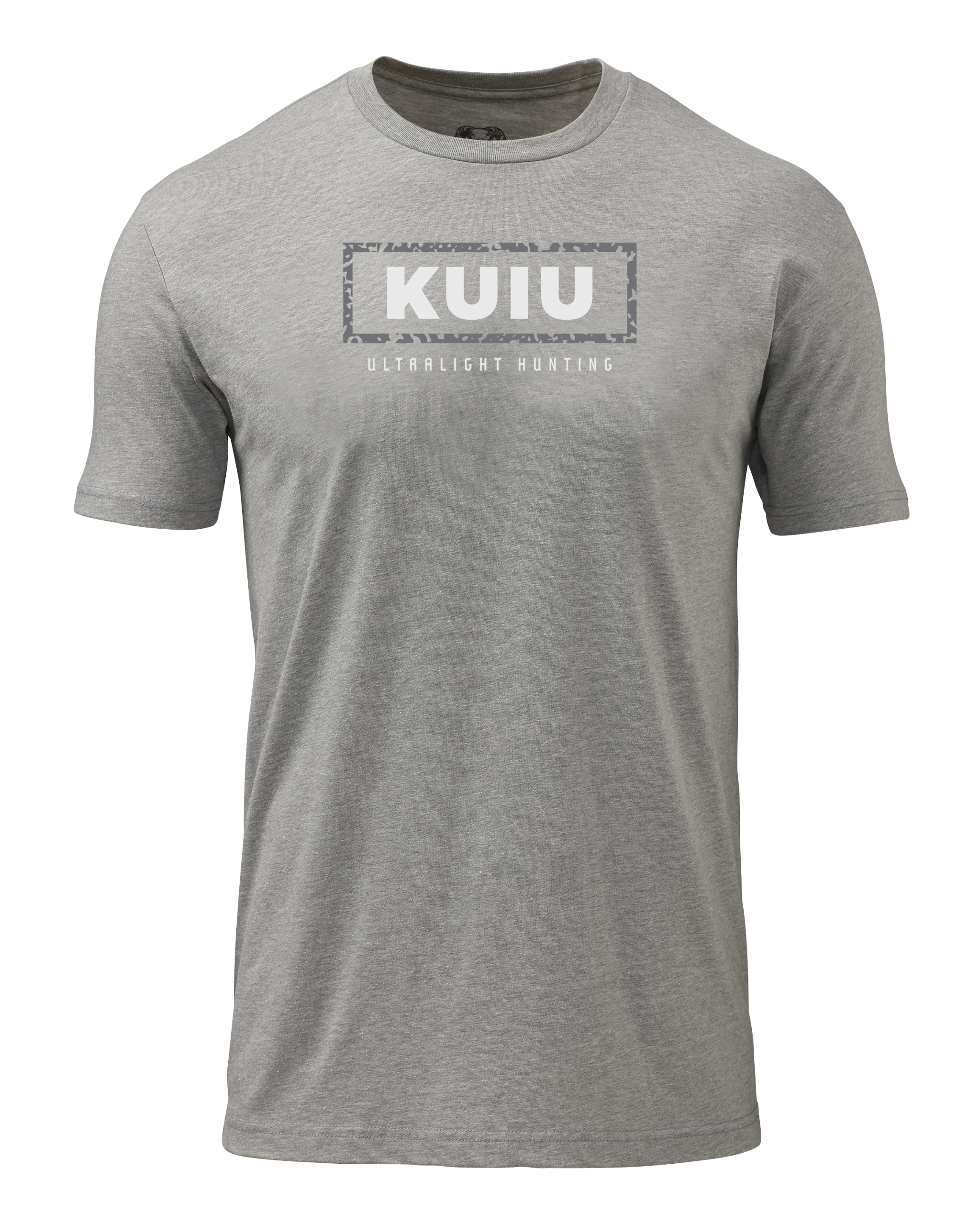 KUIU Box Logo T-Shirt | Heather Grey
