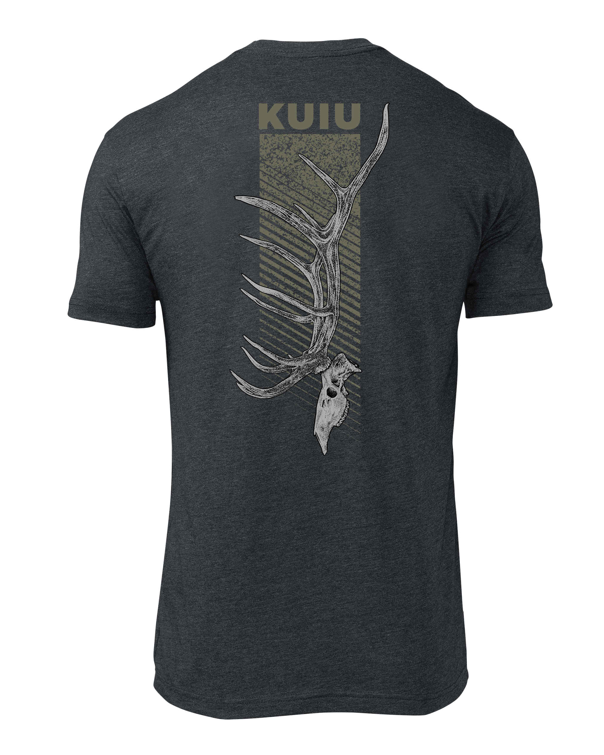 KUIU Elk Skull T-Shirt | Charcoal