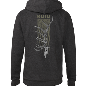 KUIU Elk Skull Hoodie | Charcoal