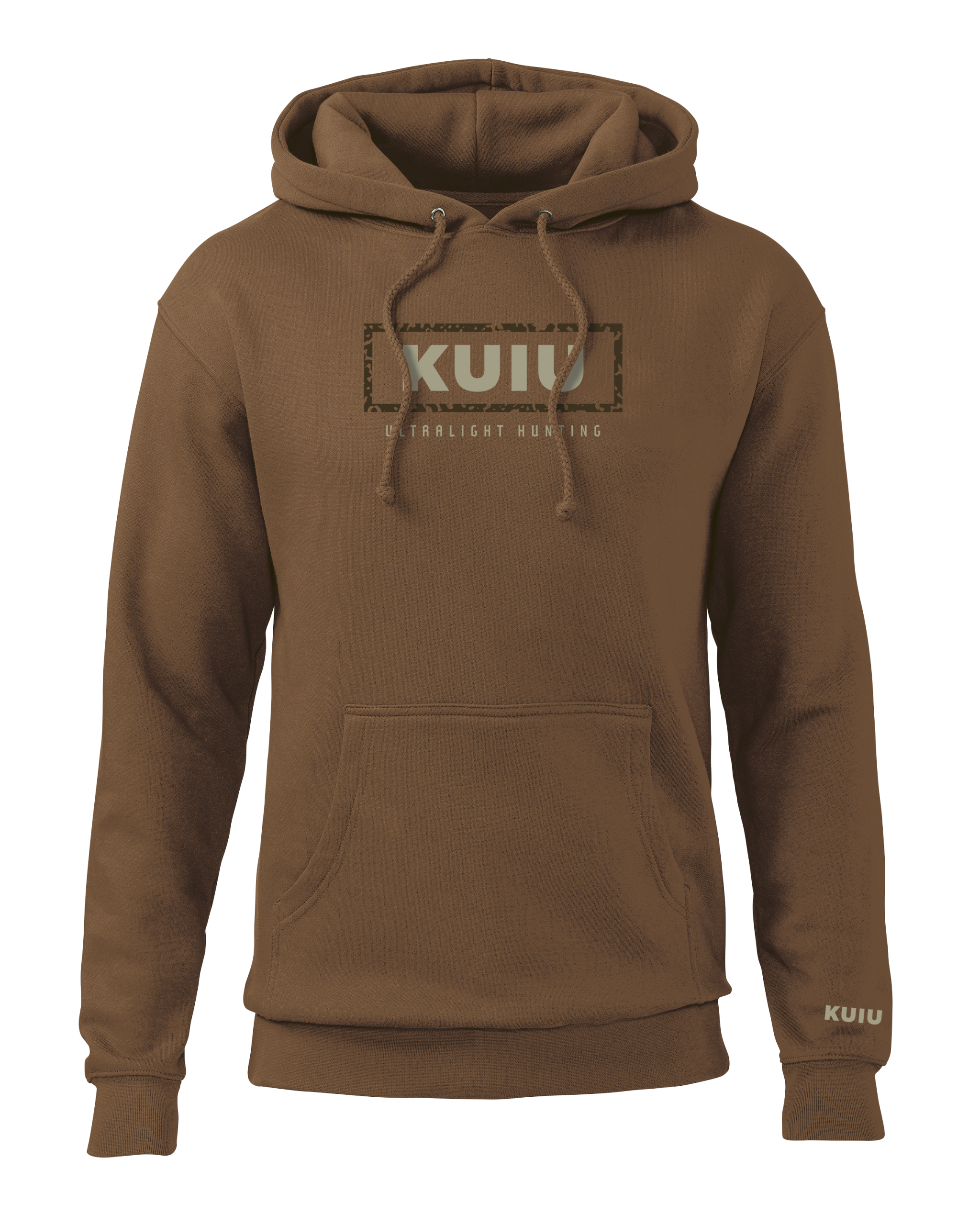 KUIU Box Logo Hoodie | Saddle