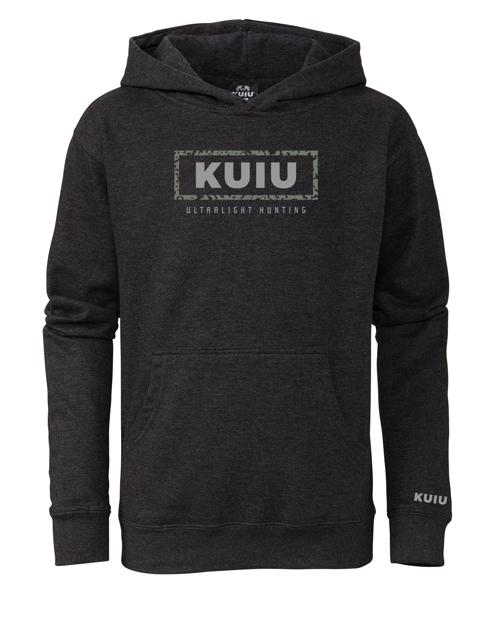 Youth Box Logo Hoodie | Charcoal