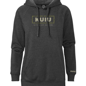 Women's Box Logo Hoodie | Charcoal