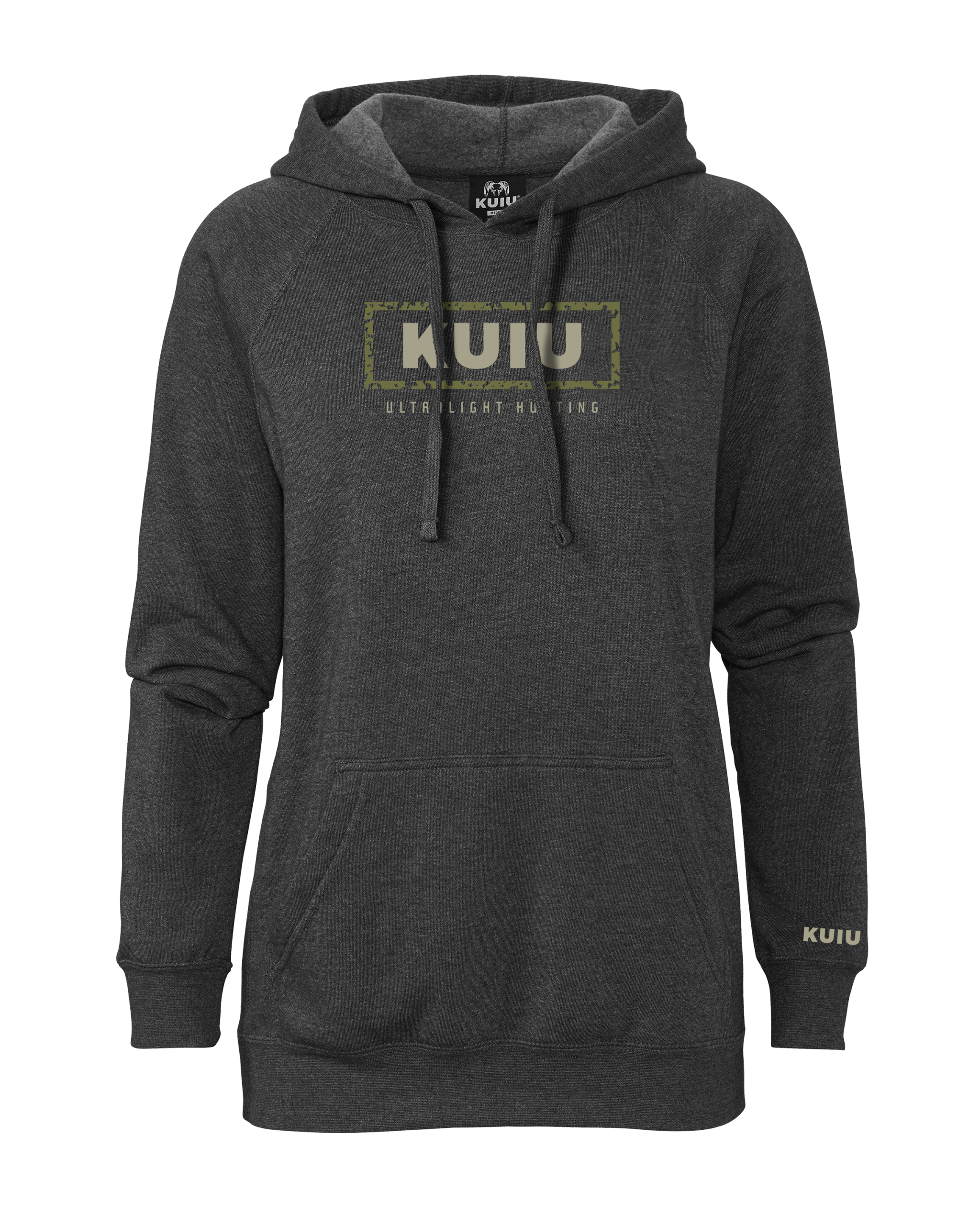 Women's Box Logo Hoodie | Charcoal
