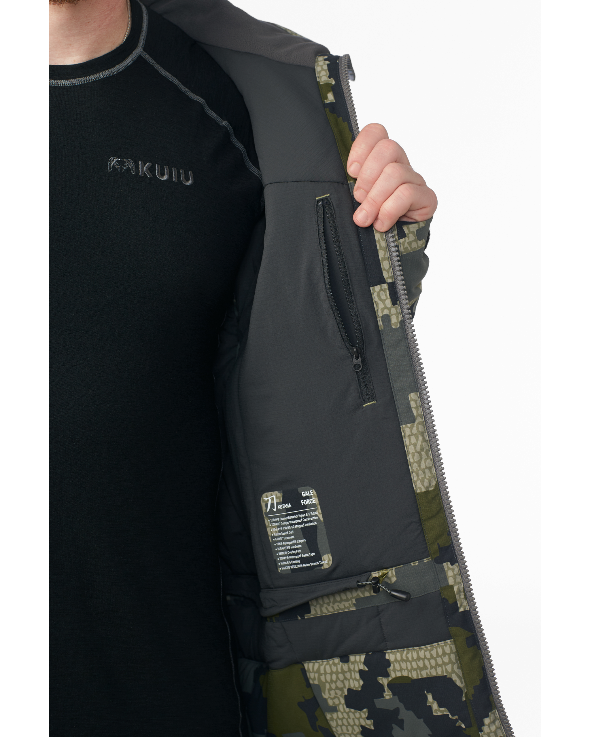 KUIU Kutana Gale Force Hooded Jacket | Verde - 图片 9