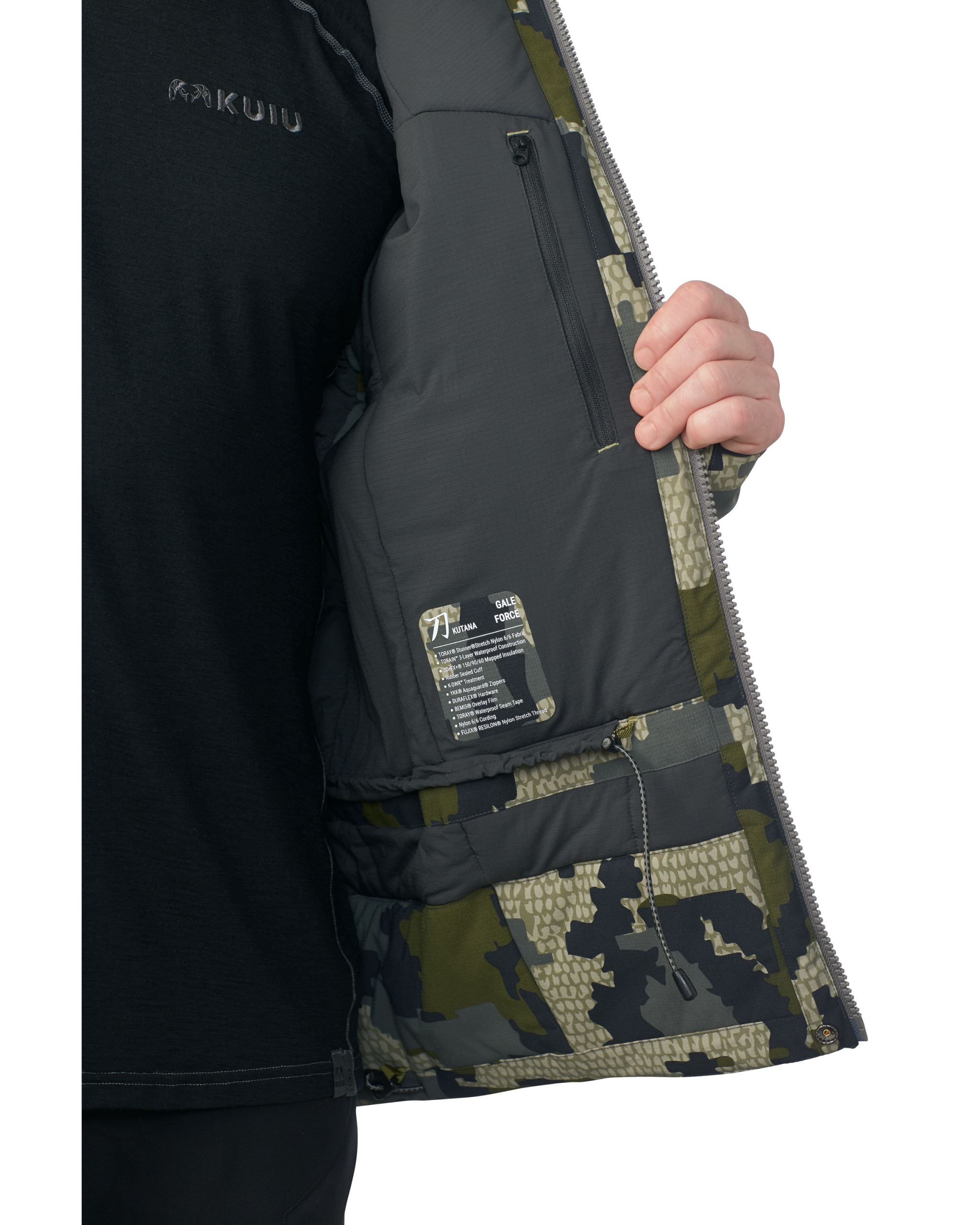 KUIU Kutana Gale Force Hooded Jacket | Verde - 图片 10