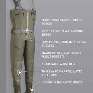 Alternative view of KUIU PRO HD Flex Zip Wader | Ash