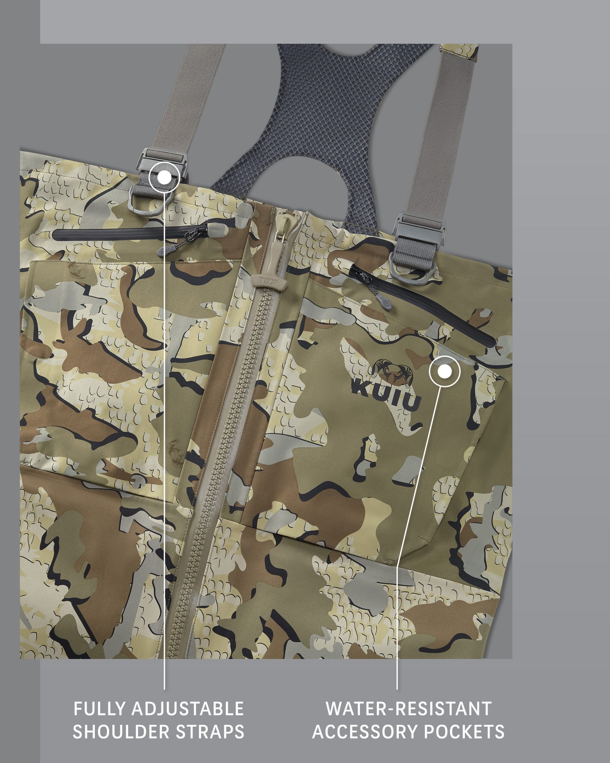 KUIU PRO HD Flex Zip Wader | Valo - 图片 3