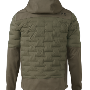 Alternative view of Axis Thermal Hybrid Hooded Jacket | Ash