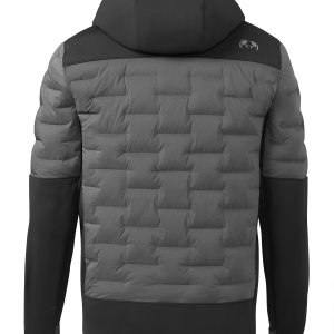Alternative view of Axis Thermal Hybrid Hooded Jacket | Black-Gunmetal