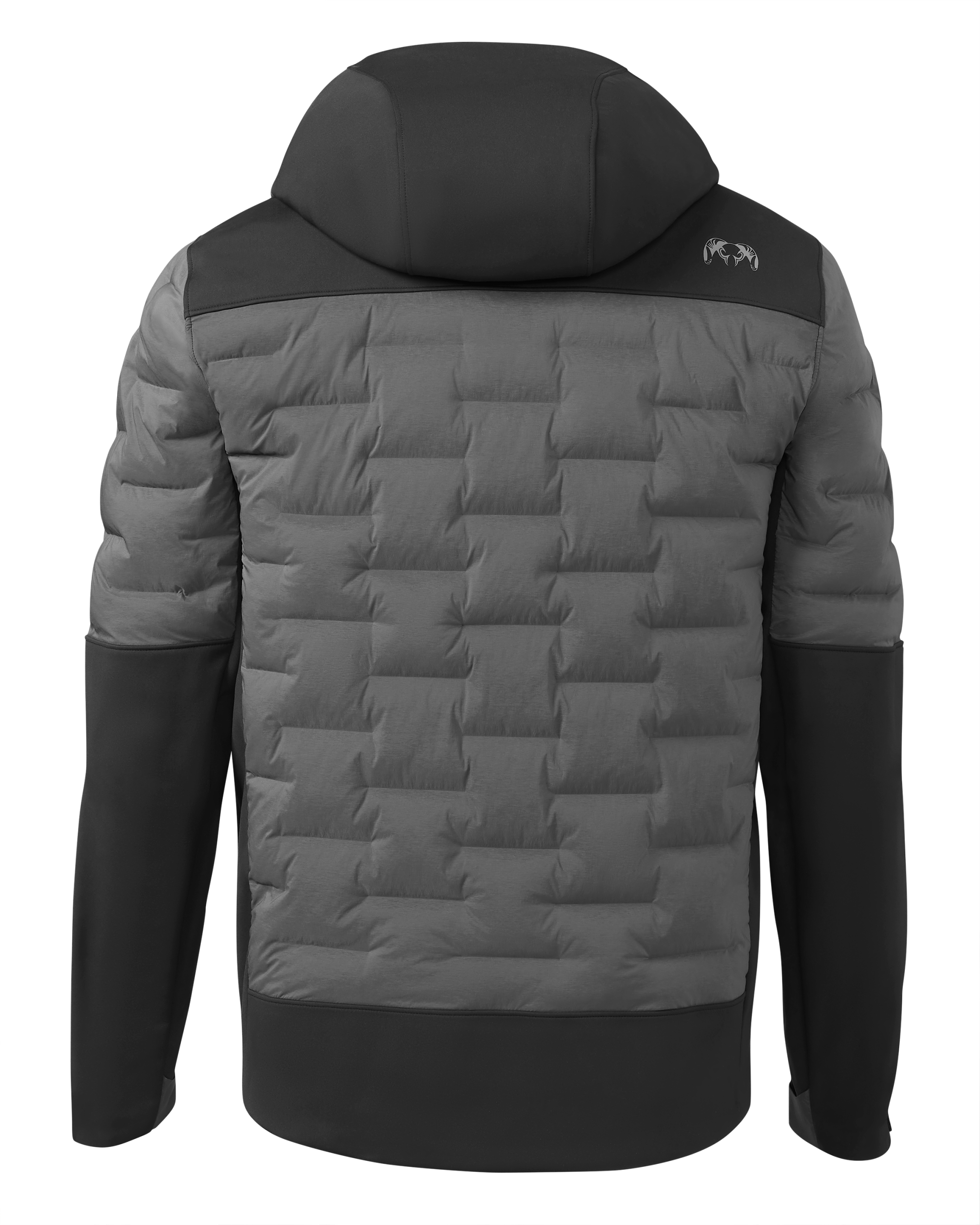 Axis Thermal Hybrid Hooded Jacket | Black-Gunmetal - 图片 2