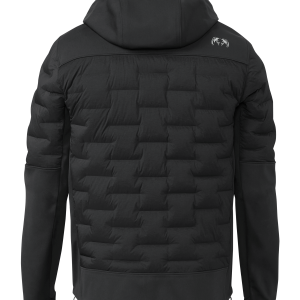 Alternative view of Axis Thermal Hybrid Hooded Jacket | Carbon