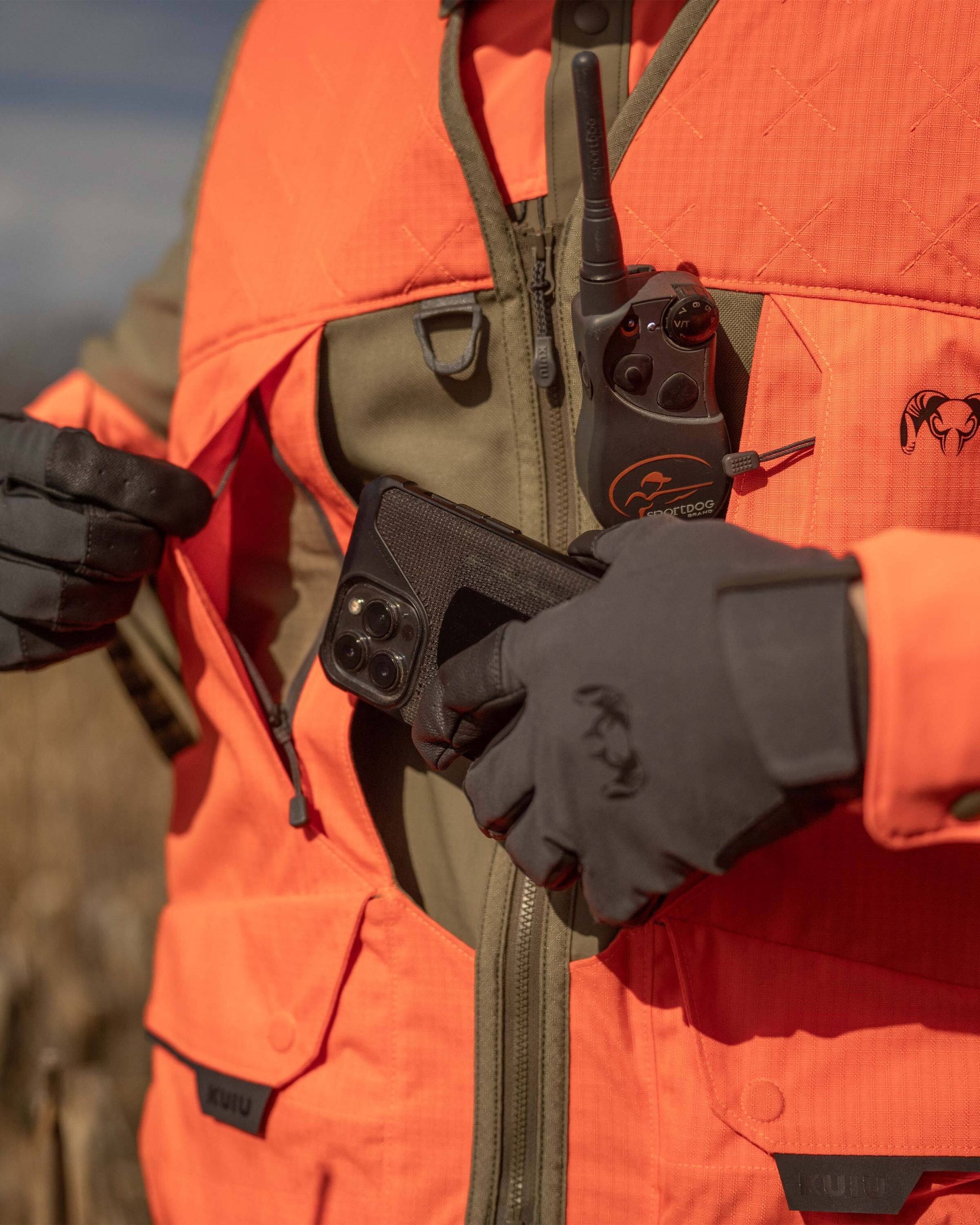 Core Upland Vest | Khaki/Blaze Orange - 图片 11