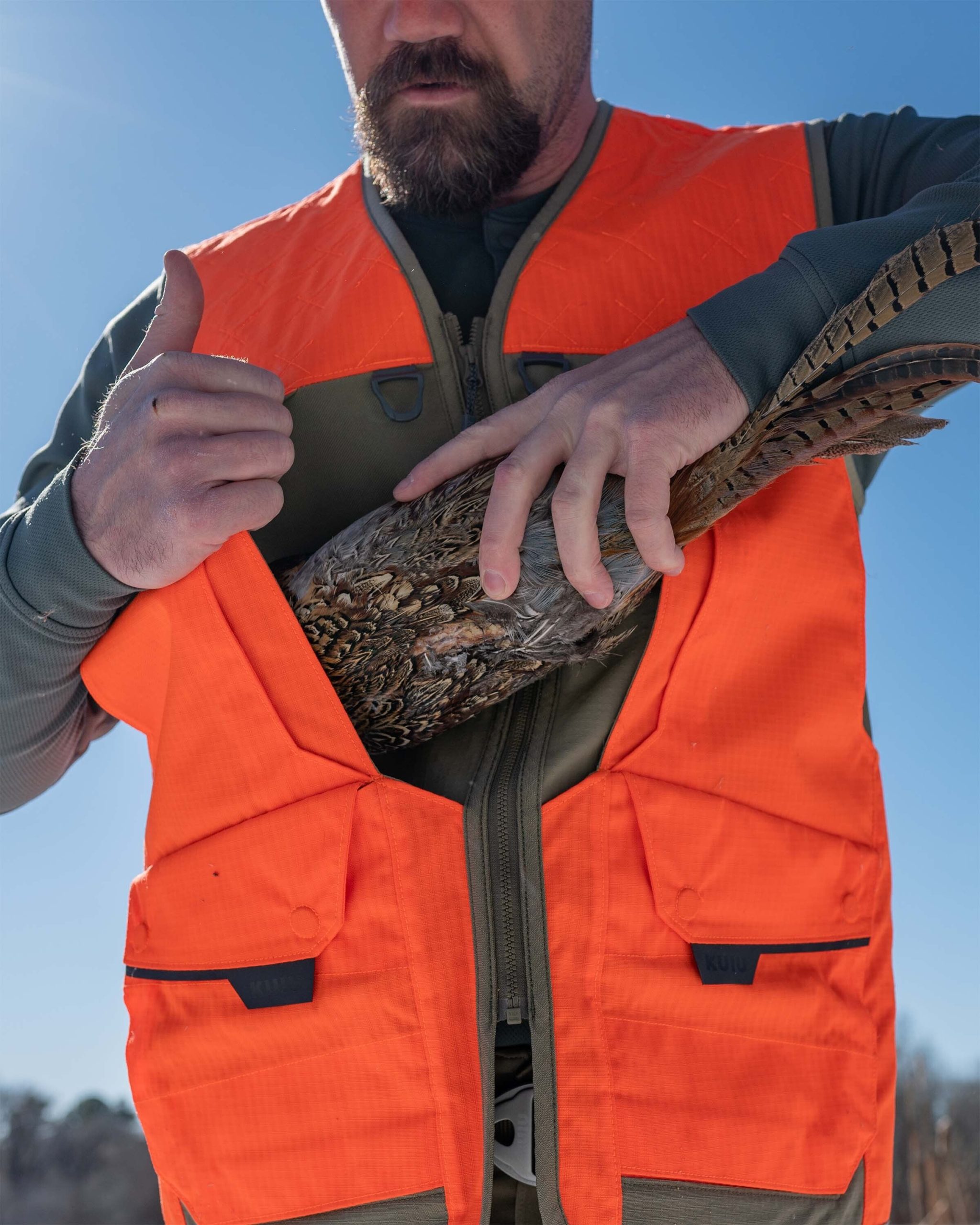 Core Upland Vest | Khaki/Blaze Orange - 图片 10