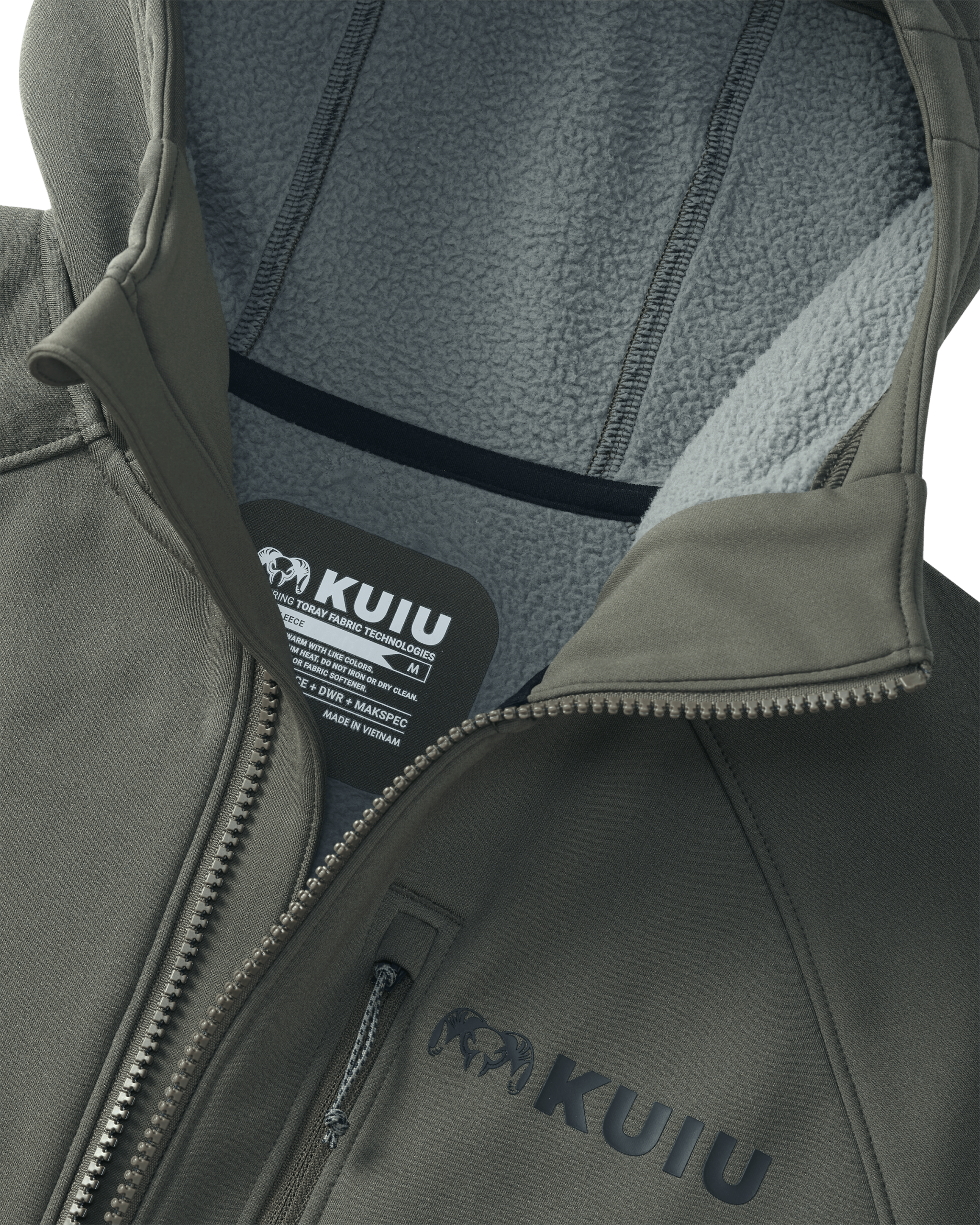 StrongFleece 275 Full Zip Hoodie | Ash - 图片 3