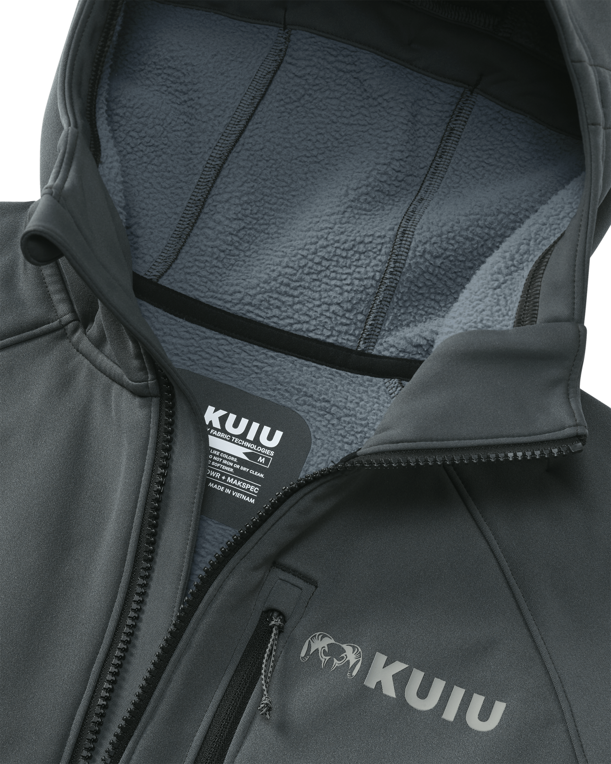 StrongFleece 275 Full Zip Hoodie | Gunmetal - 图片 3