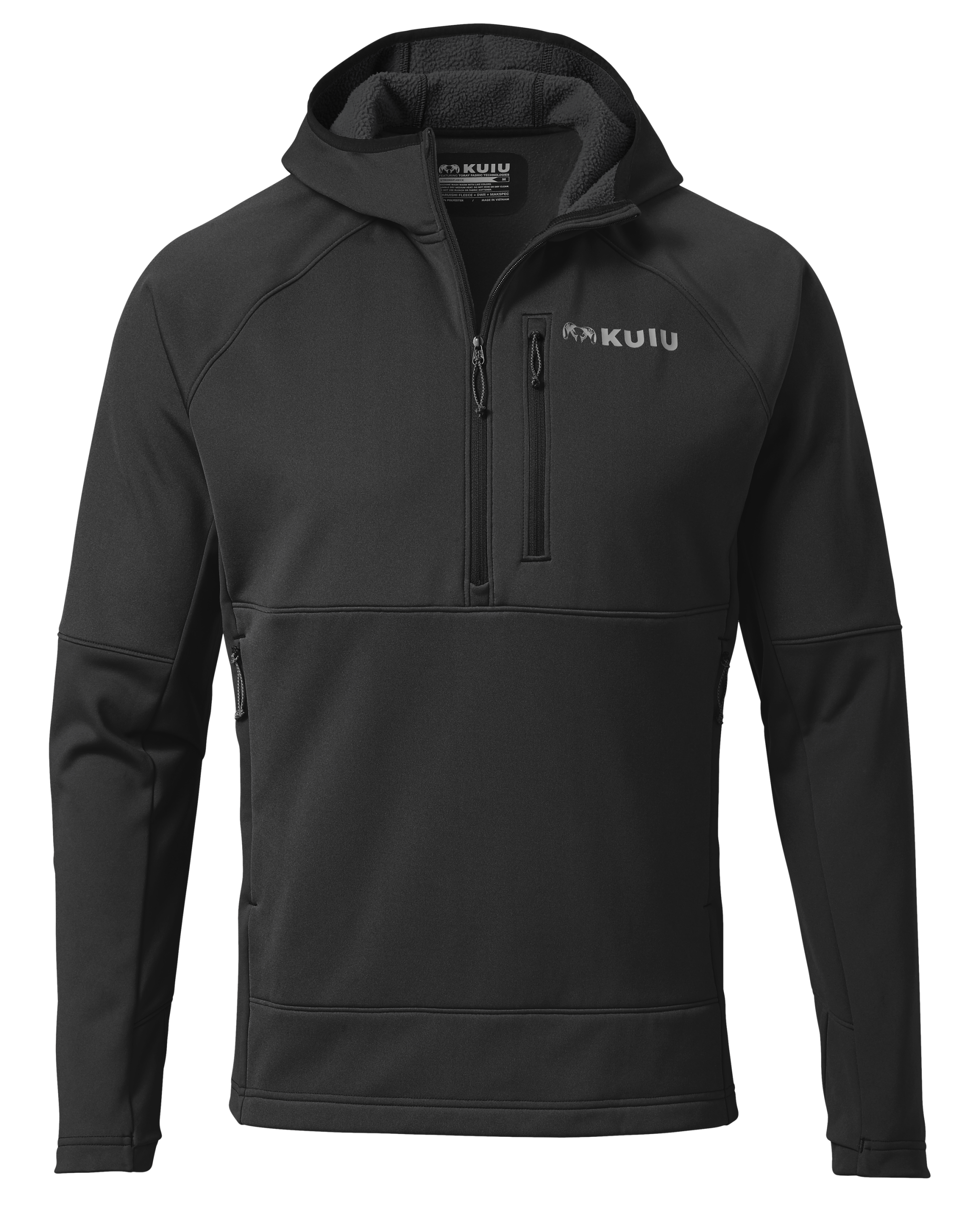 StrongFleece 235 Zip-T Hoodie | Black