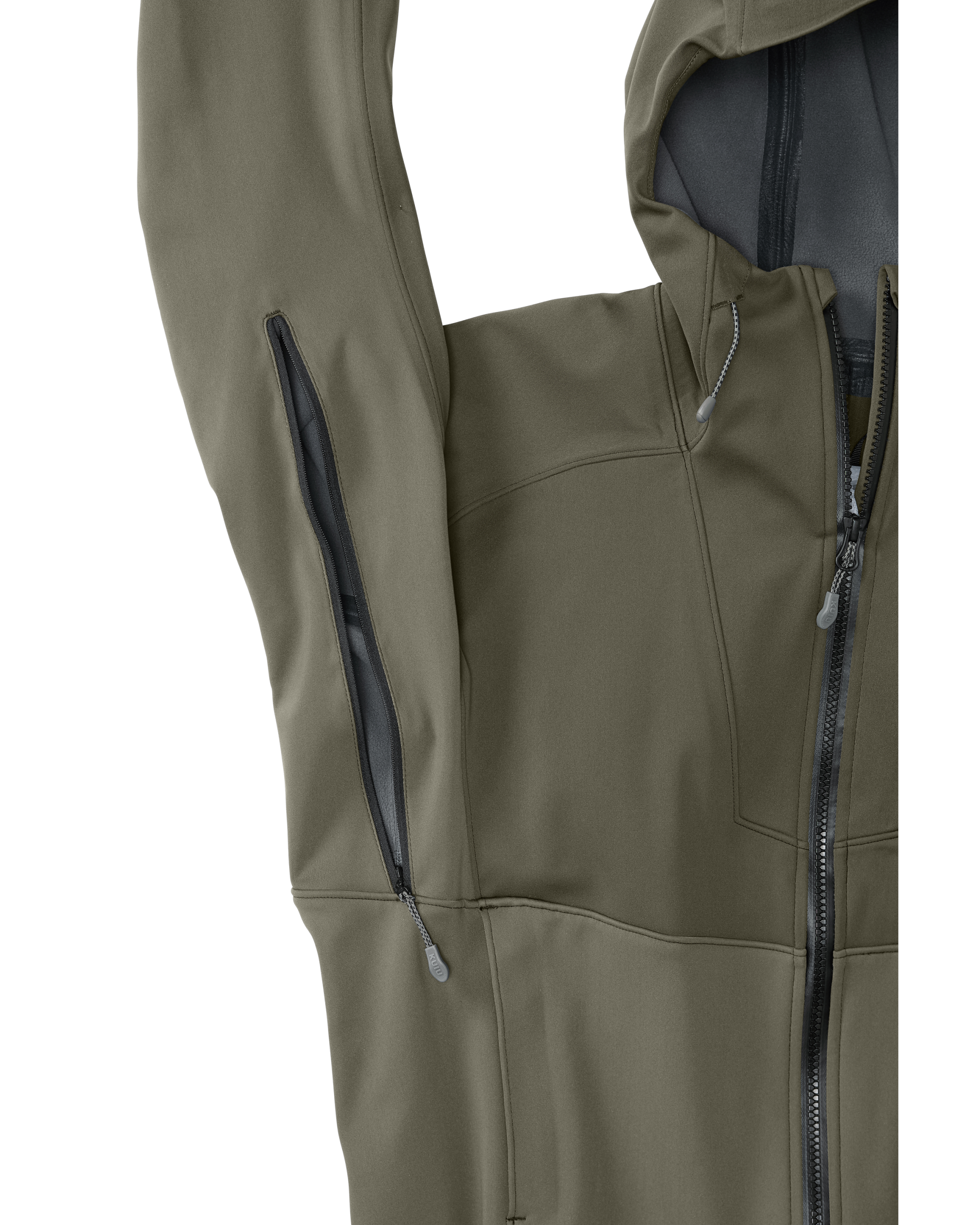 Axis Hybrid Hooded Jacket | Ash - 图片 8