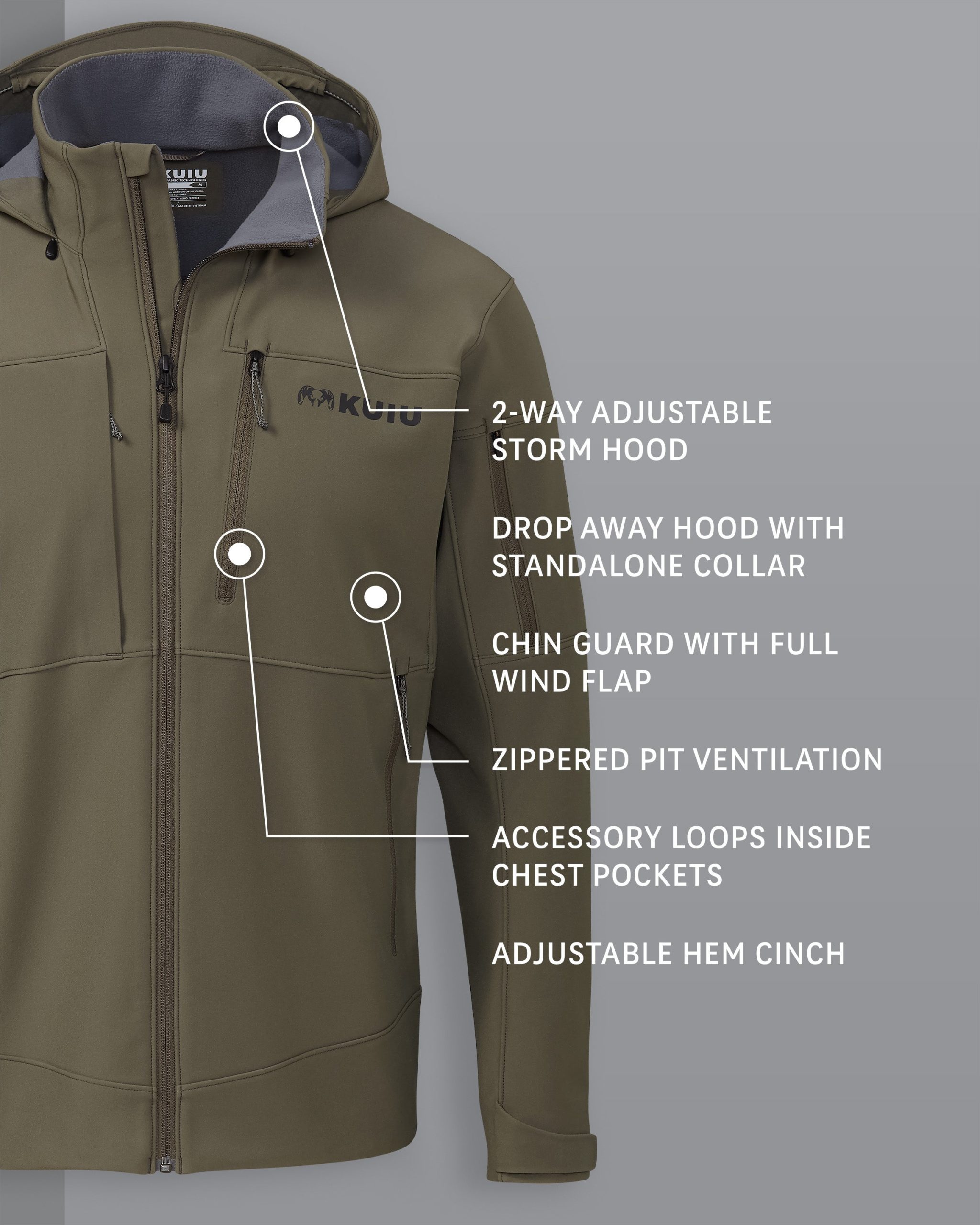 Guide PRO Hooded Jacket | Ash - 图片 2
