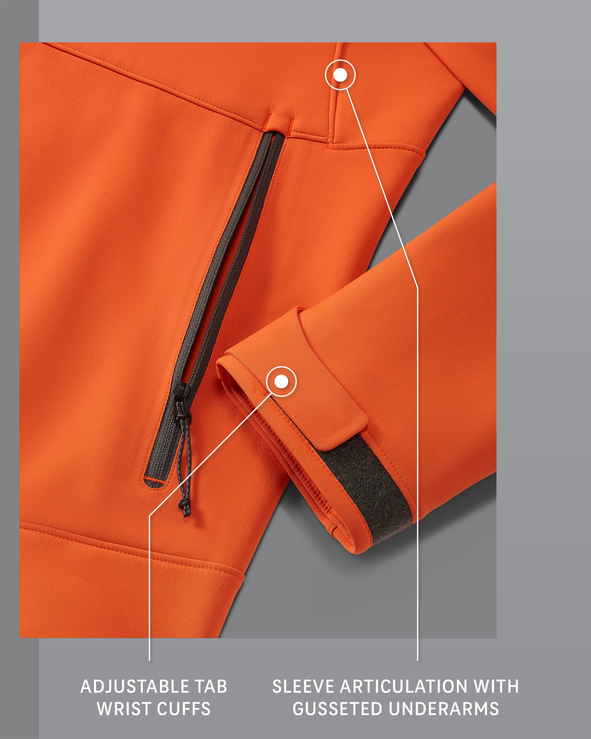 Guide PRO Hooded Jacket | Blaze Orange - 图片 3