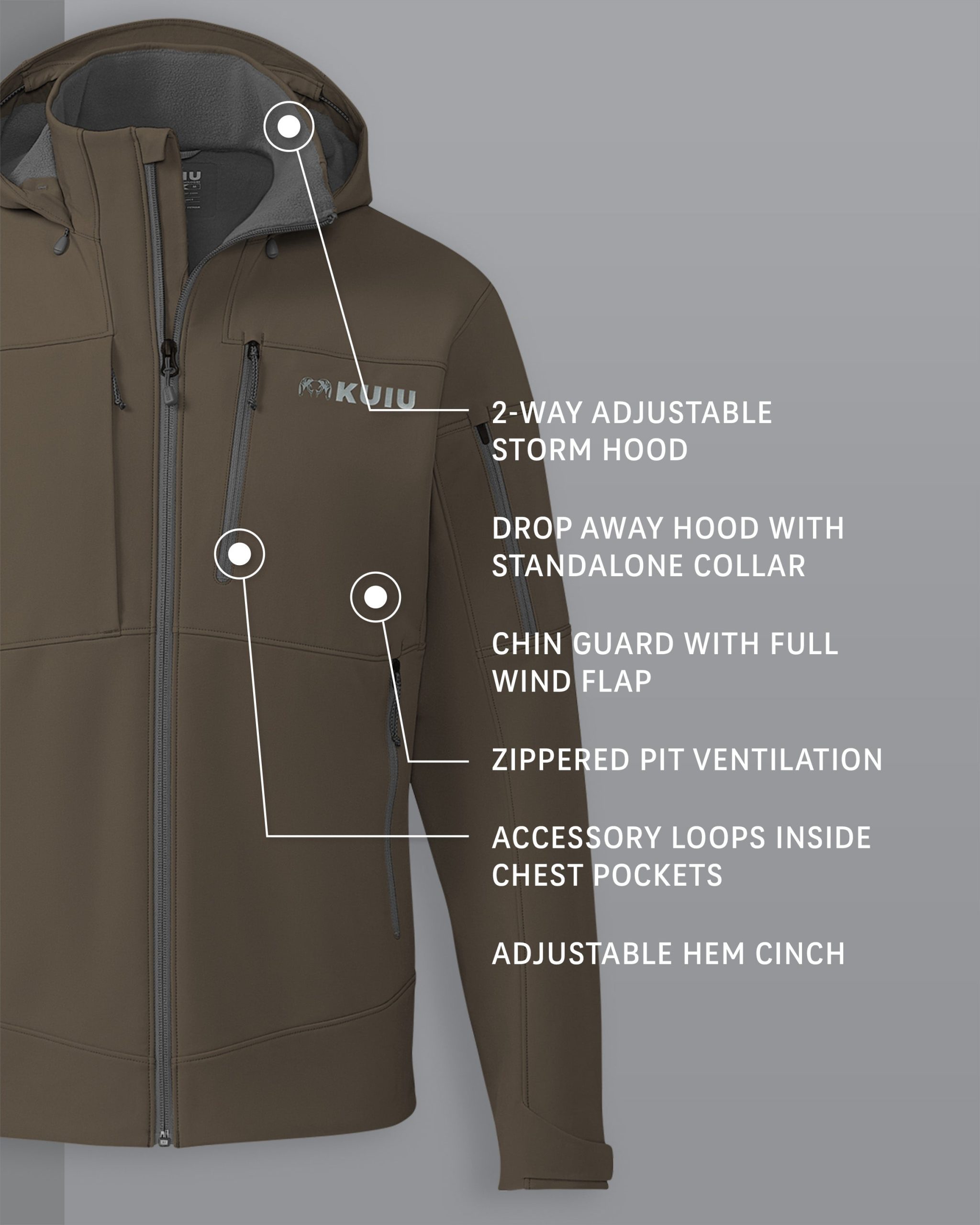 Guide PRO Hooded Jacket | Major Brown - 图片 2