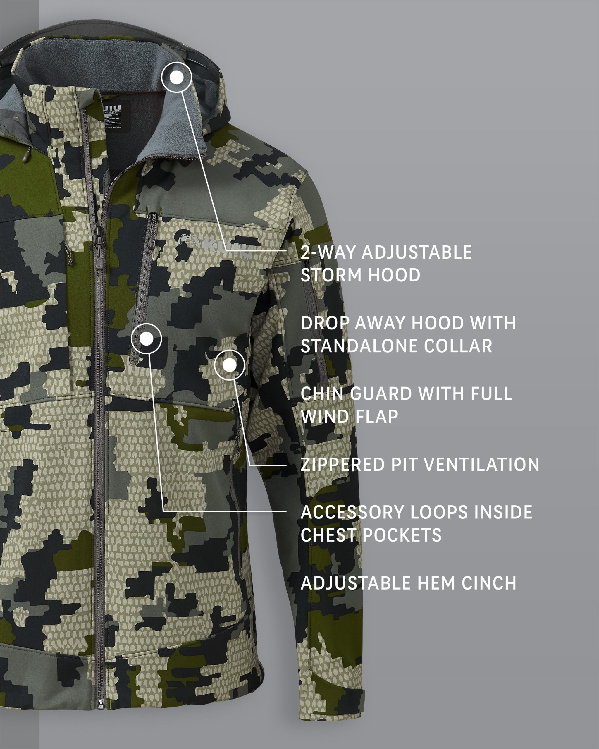 Guide PRO Hooded Jacket | Verde - 图片 2