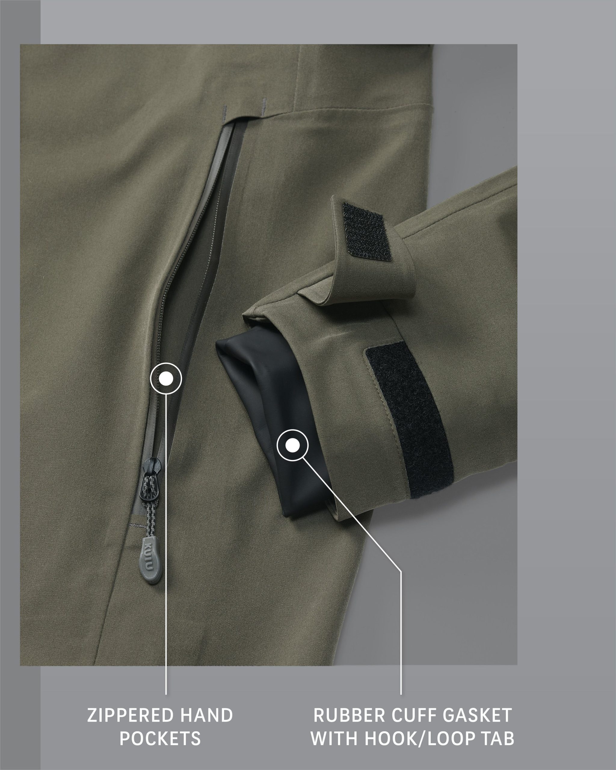 Yukon TR Rain Jacket | Ash - 图片 3