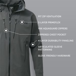 Alternative view of Yukon TR Rain Jacket | Gunmetal