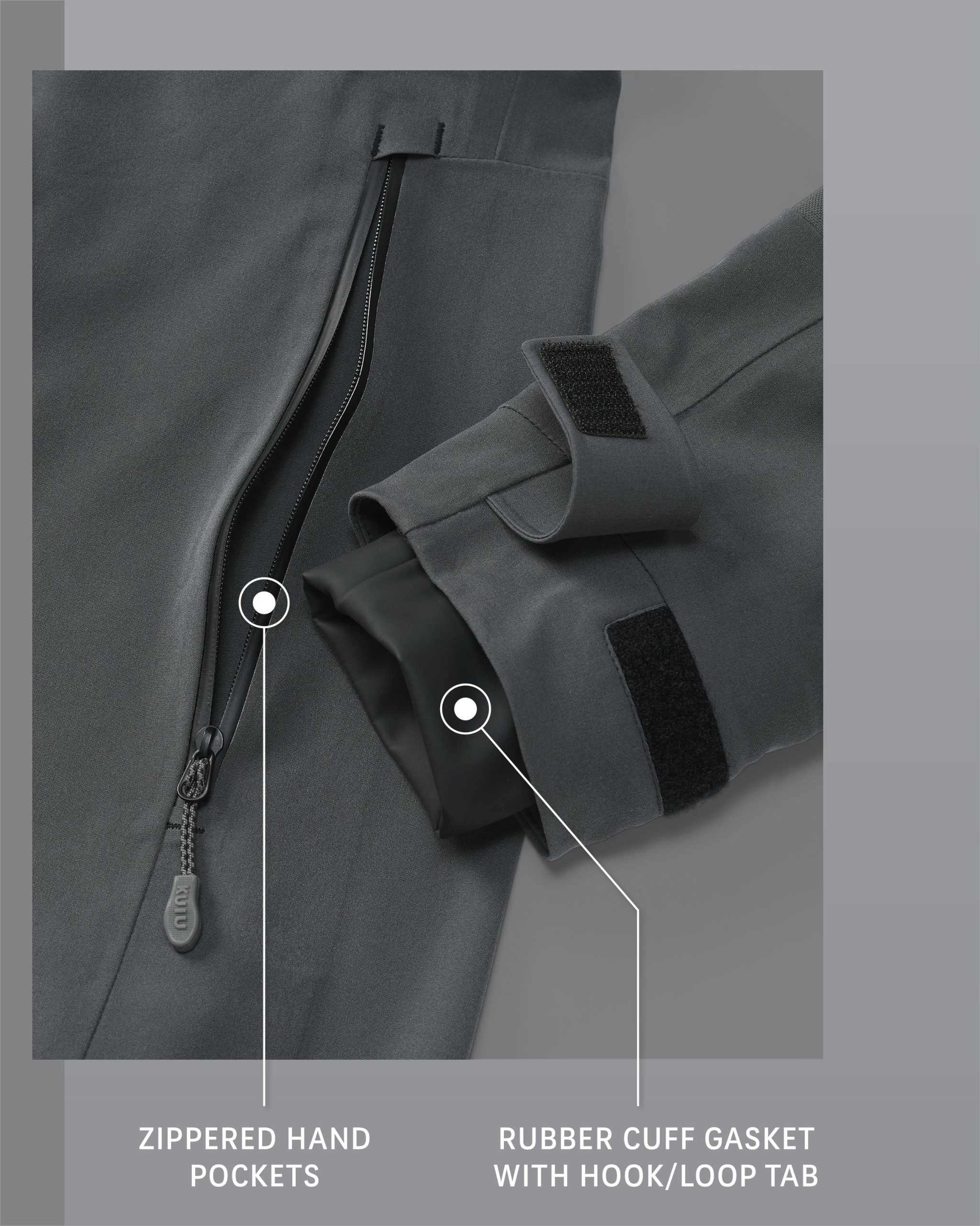 Yukon TR Rain Jacket | Gunmetal - 图片 3