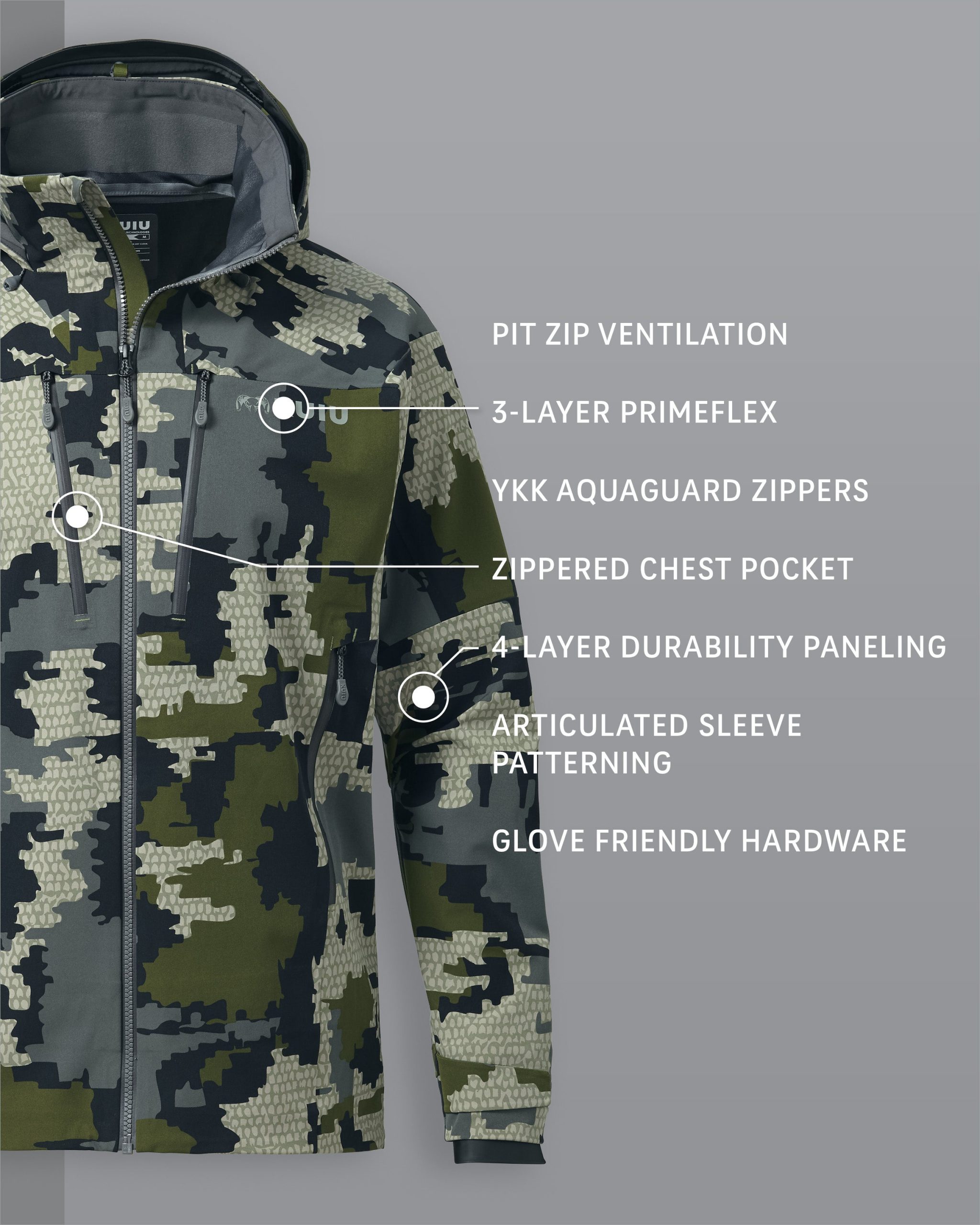 Yukon TR Rain Jacket | Verde - 图片 2