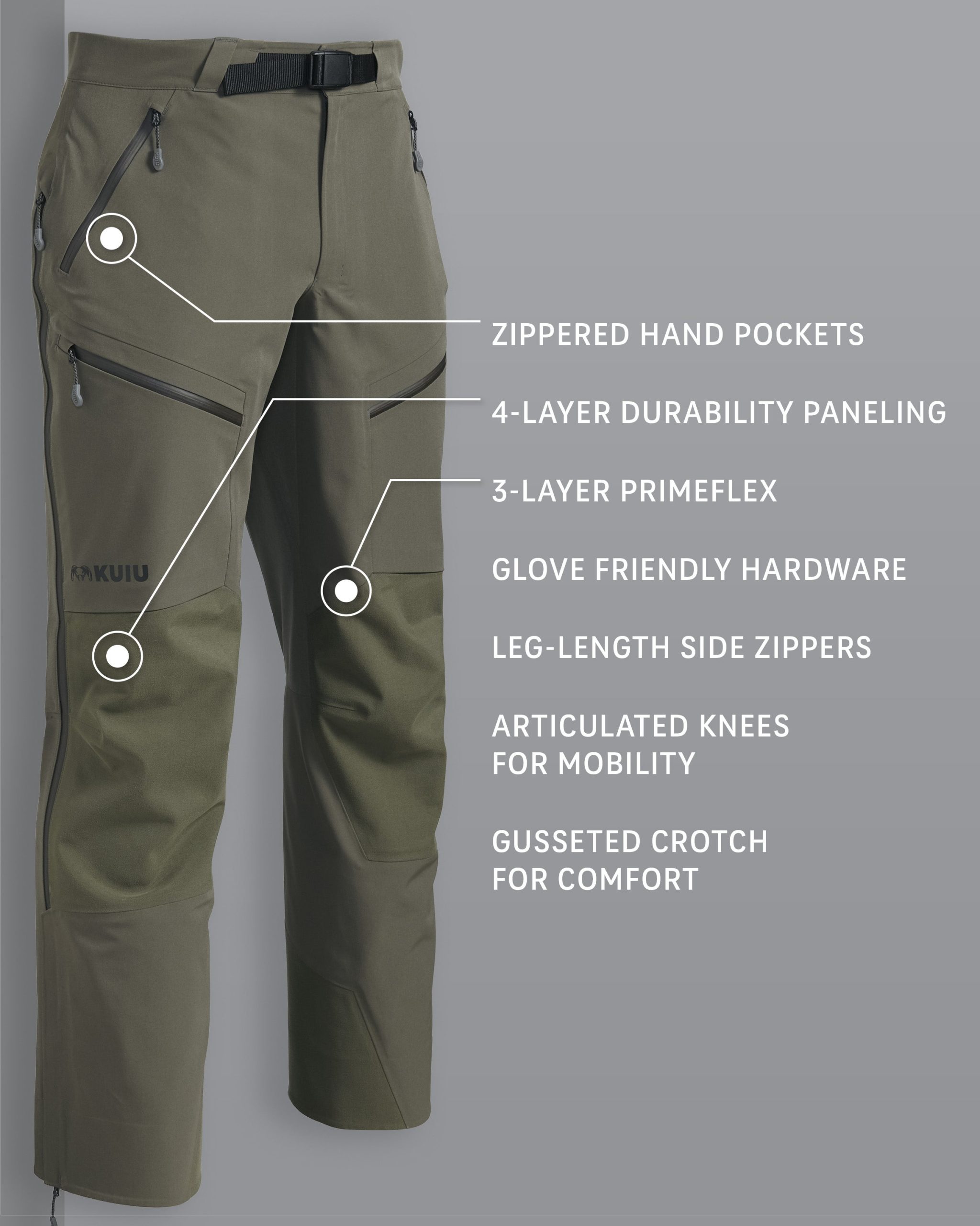Yukon TR Rain Pant | Ash - 图片 2