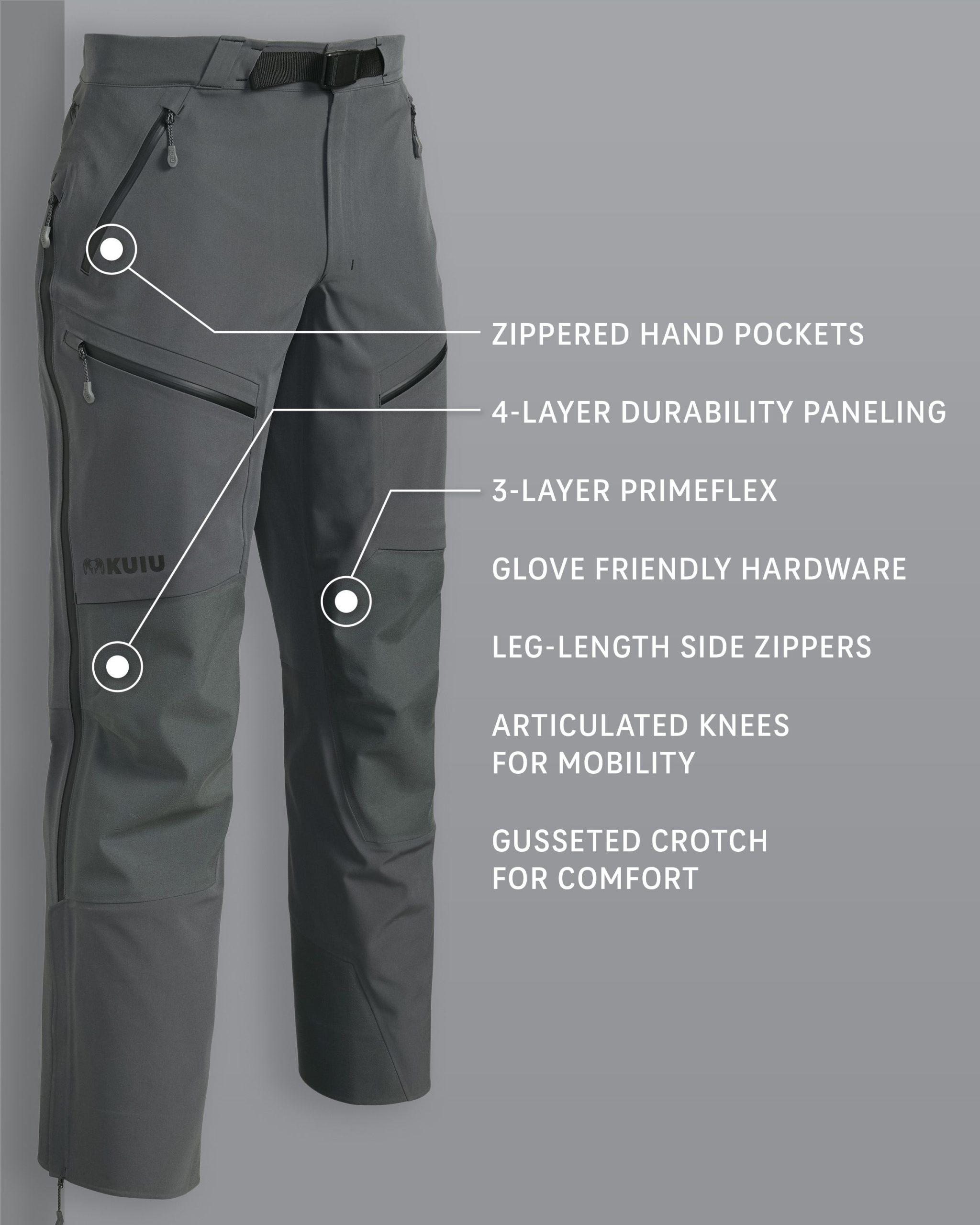 Yukon TR Rain Pant | Gunmetal - 图片 2