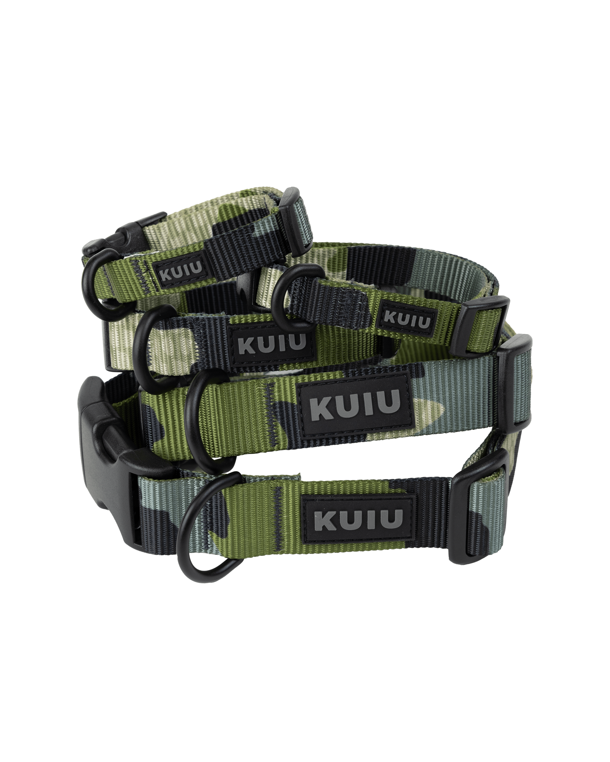 Camo Webbing Dog Collar | Verde - 图片 2