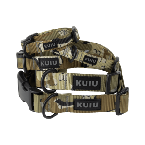 Alternative view of Camo Webbing Dog Collar | Valo