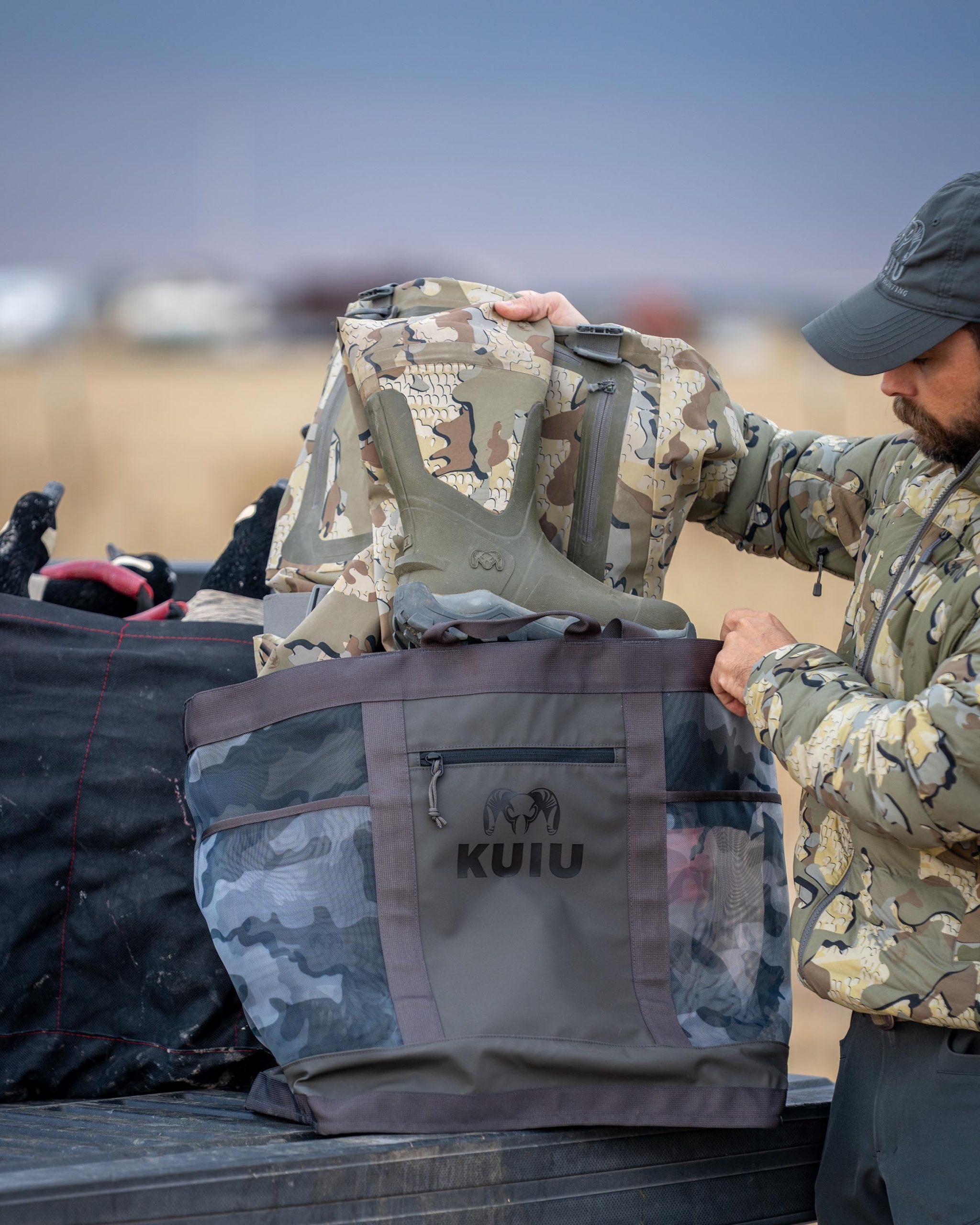 KUIU 3500 Mesh Tote Bag | Gunmetal - 图片 4