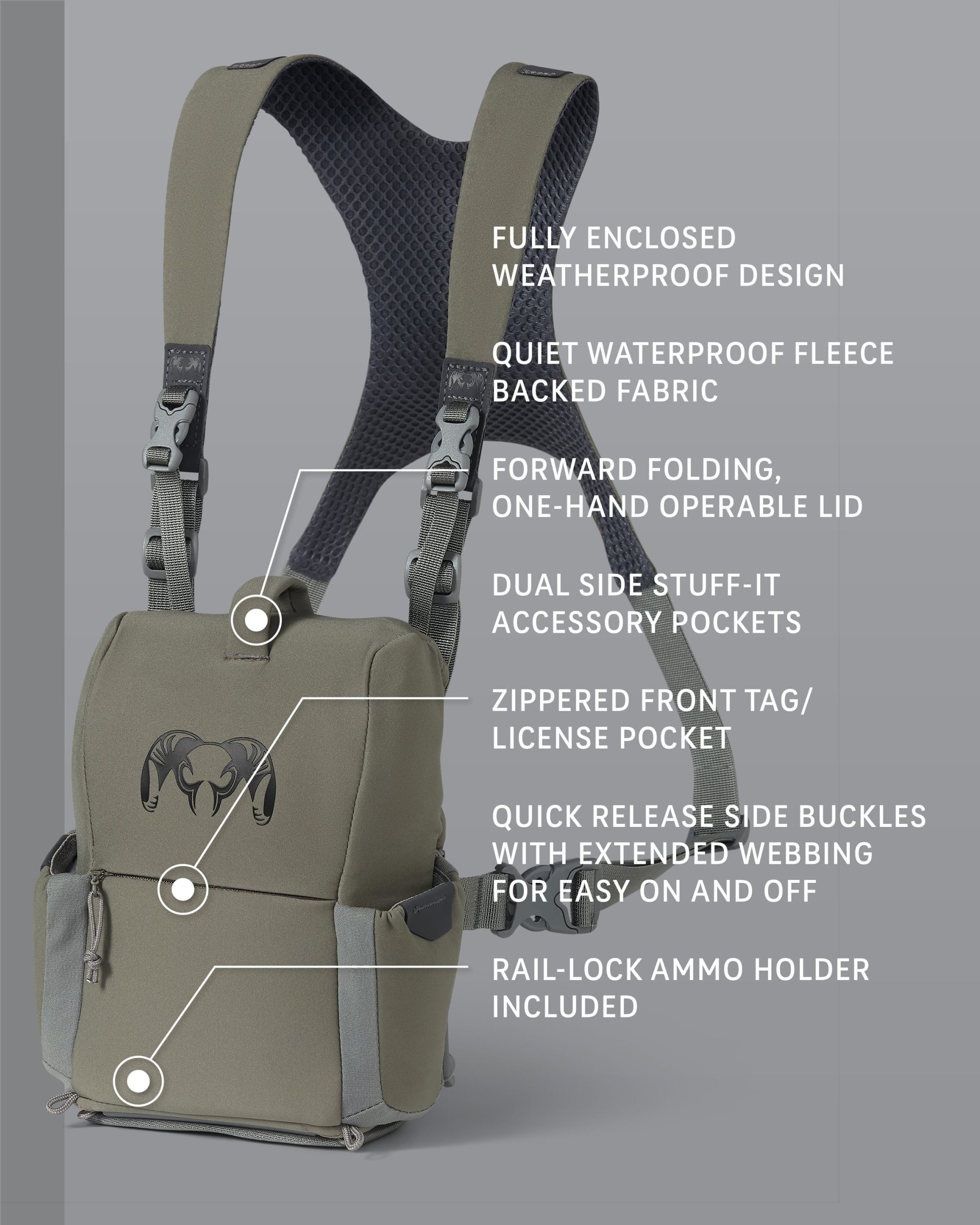 PRO G3 Bino Harness | Ash - 图片 2