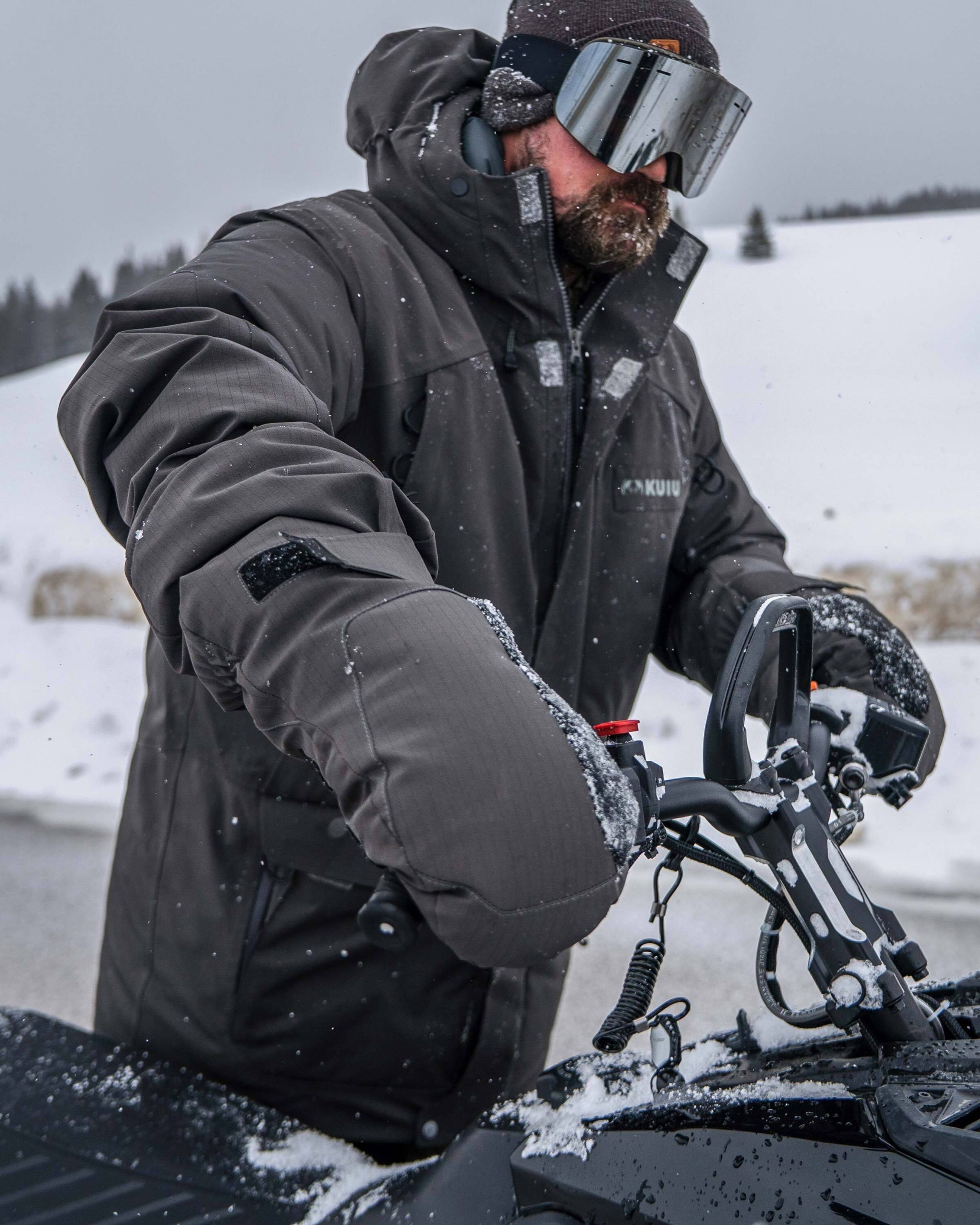 Super Down Arktuk Mitt | Asphalt - 图片 5